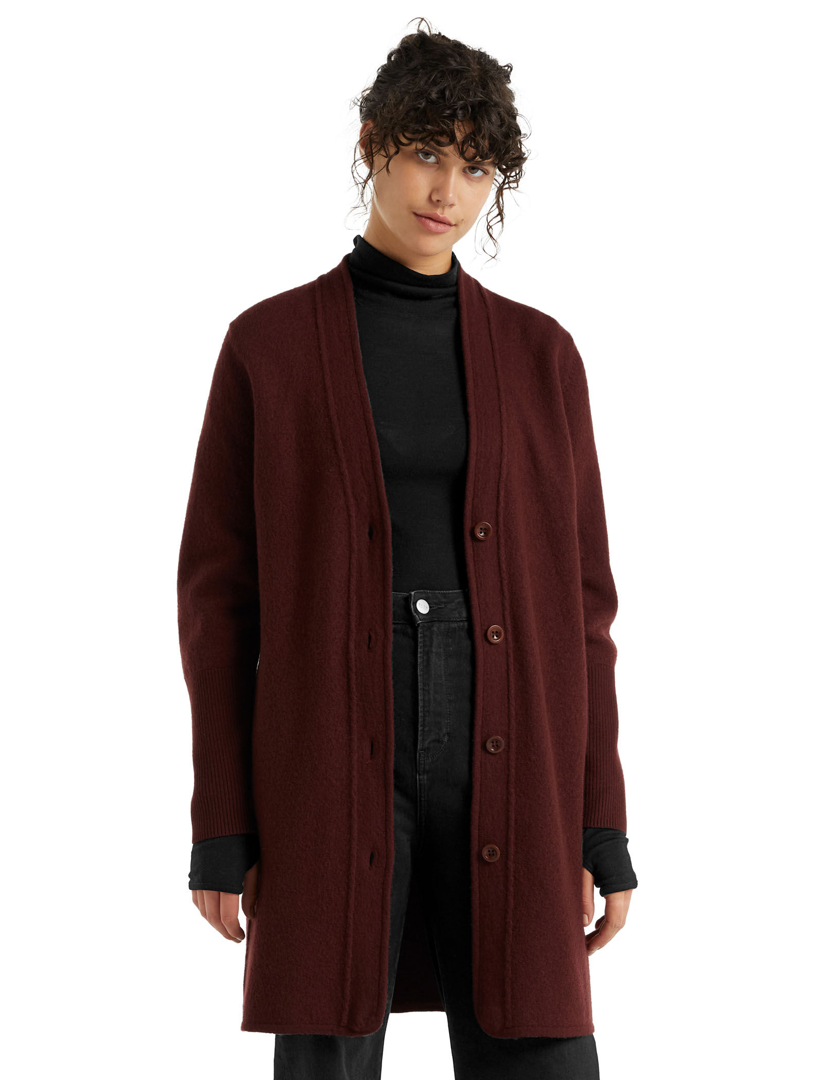 Merino Charleson Strickjacke Icebreaker EU