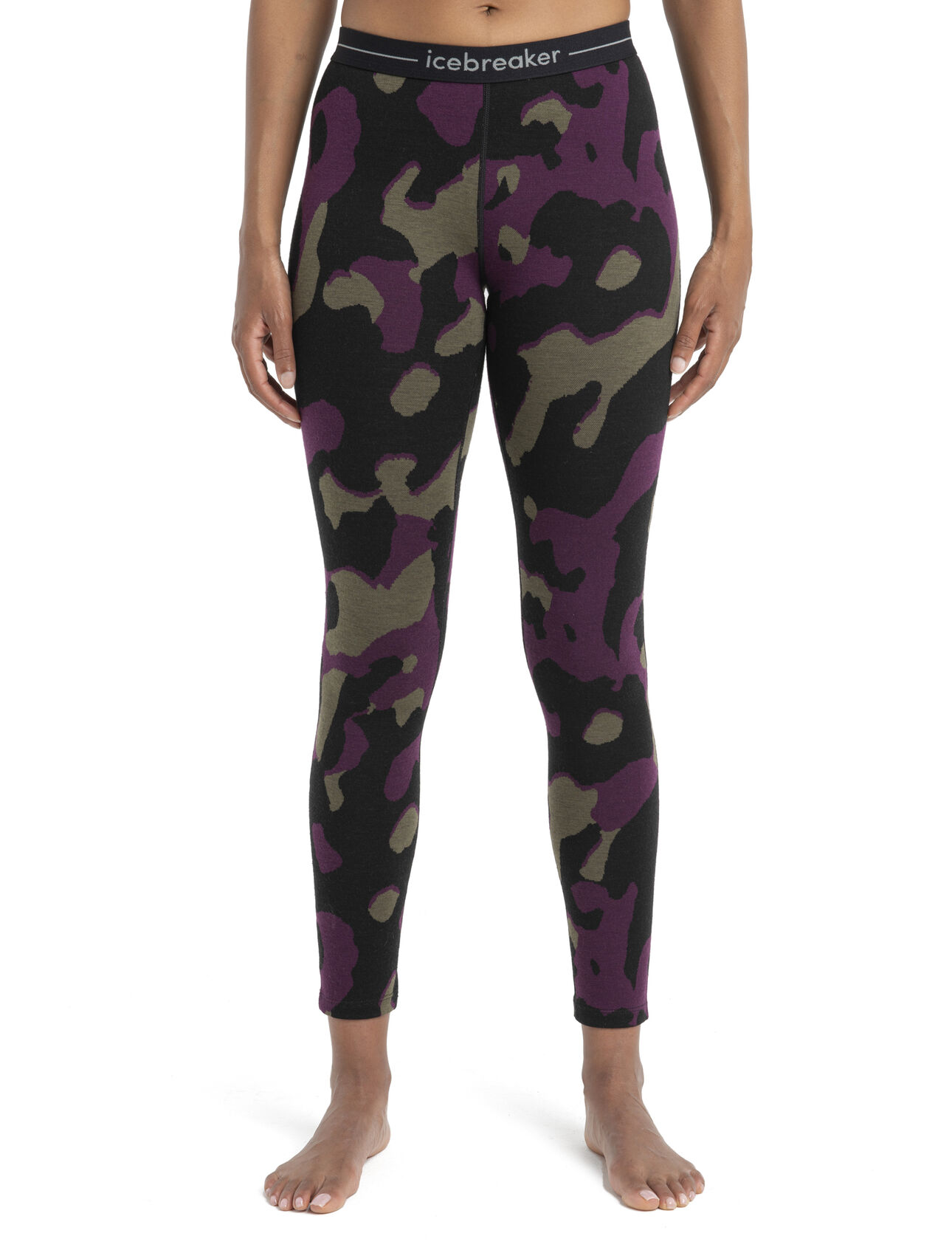Womens Merino 260 Vertex Thermal Leggings Natural Shades Incredibly warm merino base layer bottoms with a unique jacquard pattern, the 260 Vertex Leggings Natural Shades are a go-to piece for winter layering—ideal for skiing, snowshoeing and other cold-weather pursuits. The original all-over print is inspired by the natural camo of the London Planetree.