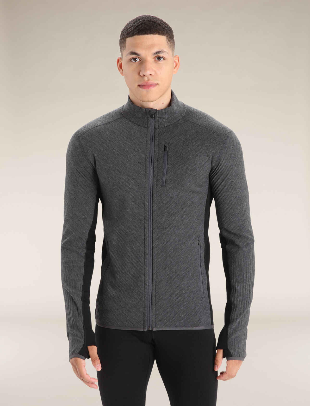 RealFleece™ Maglia a maniche lunghe con zip Descender