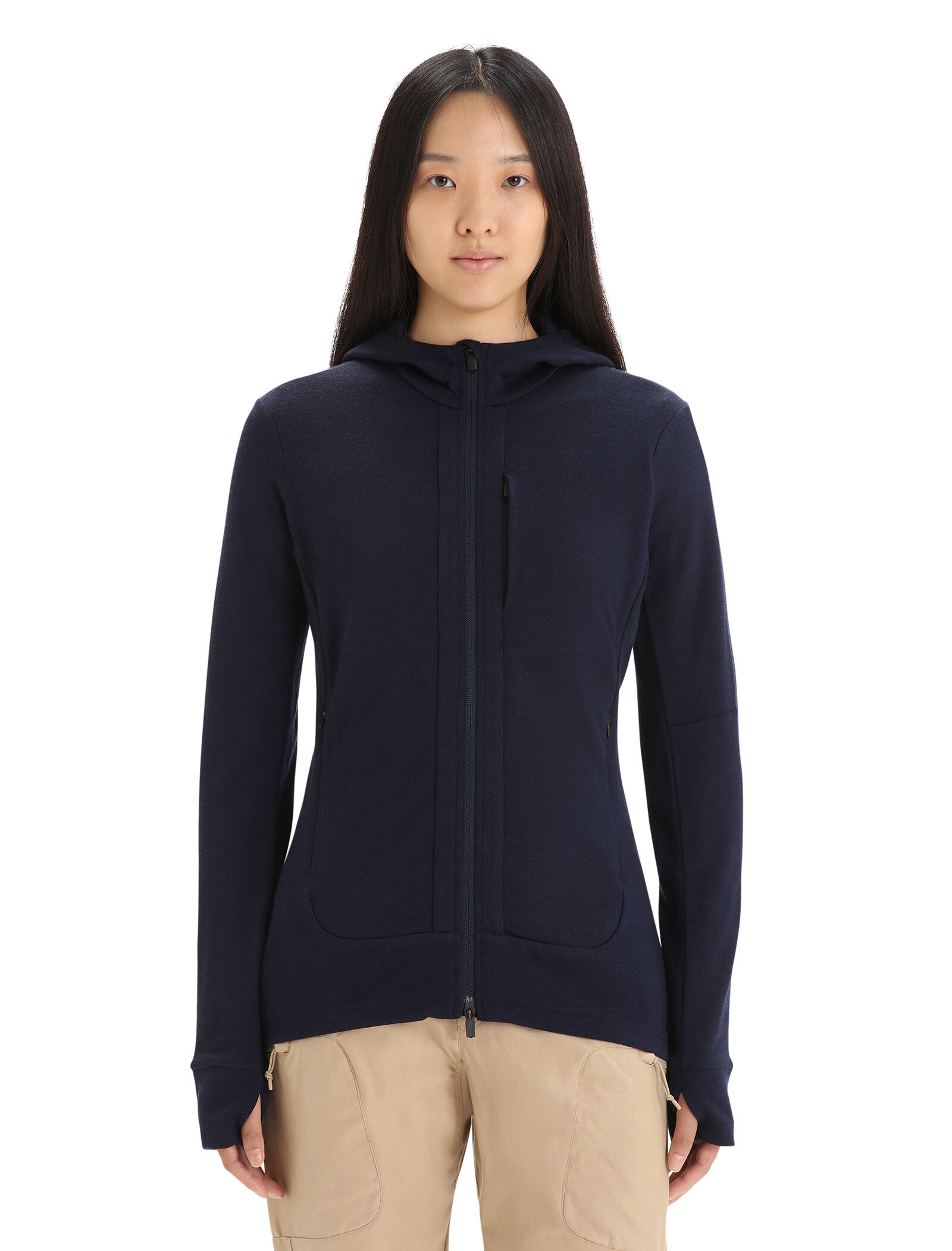 Merino Quantum III Long Sleeve Zip Hoodie Icebreaker EU