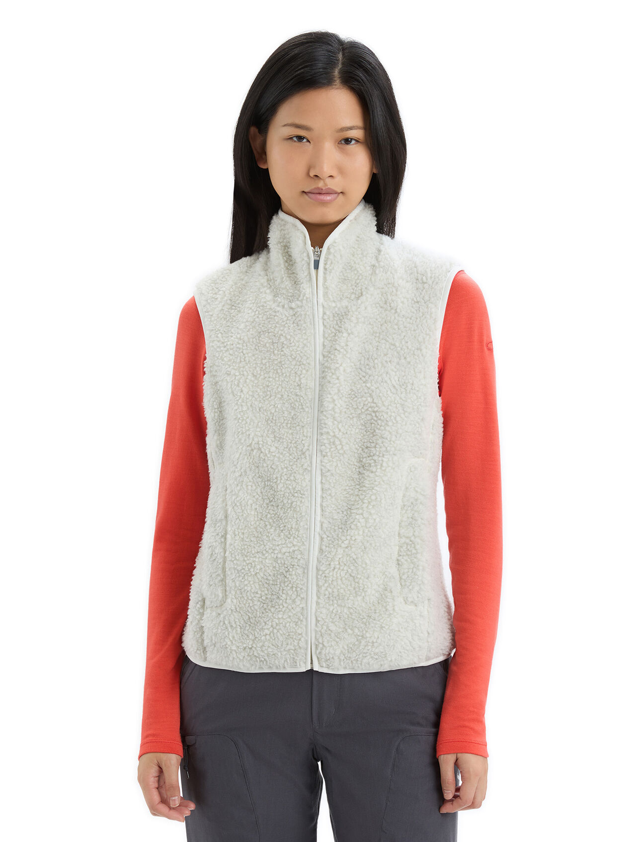 Womens RealFleece™ Merino High Pile Vest A regular-fit merino fleece vest designed for year-round warmth and comfort, the RealFleece™ High Pile Vest adds the perfect dose of core insulation for any active pursuit.