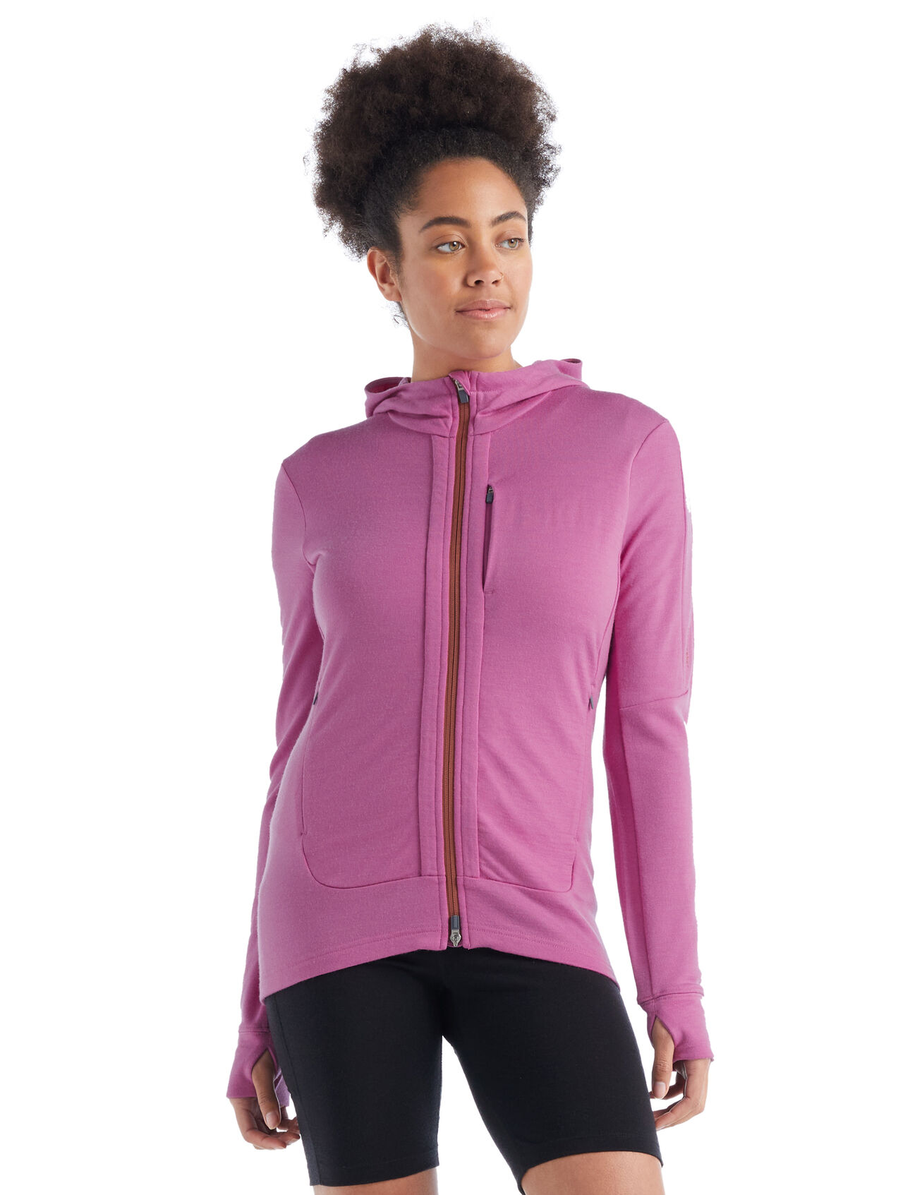 Merino Quantum III Long Sleeve Zip Hoodie