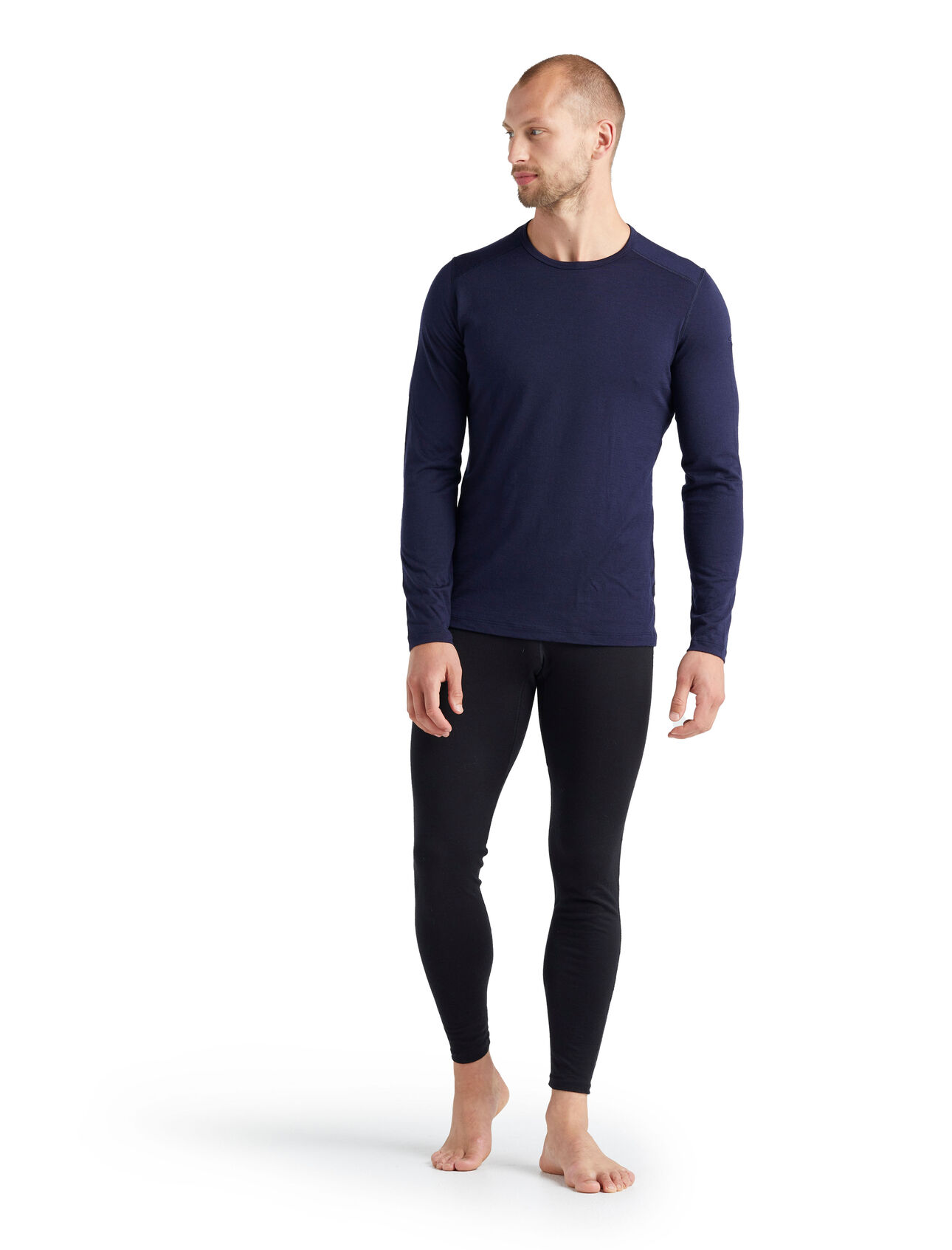 Mens 200 Oasis Long Sleeve Crewe & Leggings
