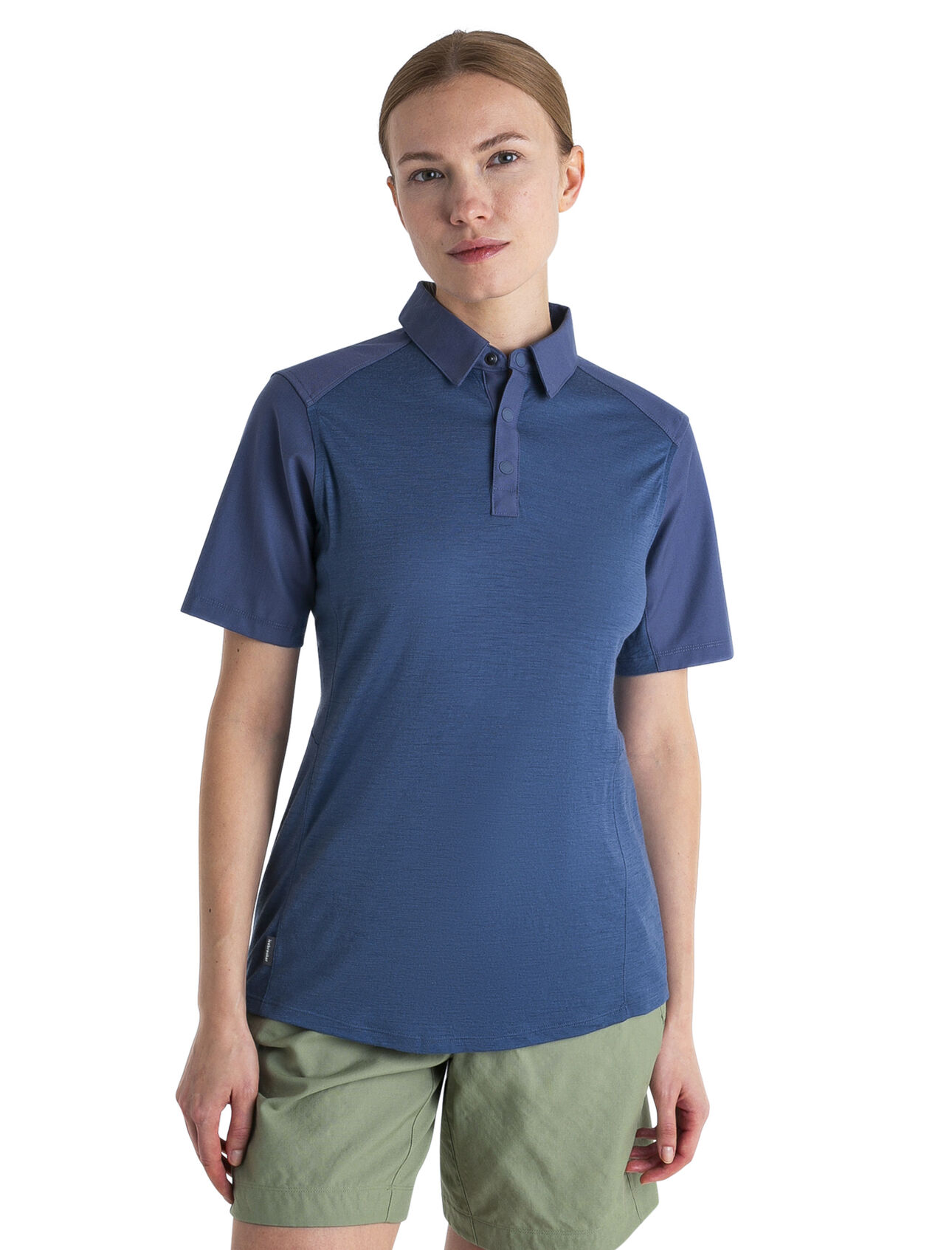 para mujer Top de manga corta Merino Hike El top Hike Short Sleeve es una camisa ligera y transpirable de lana merina ideal para aventuras alpinas y para lucir un estilo informal sea cual sea el plan. 