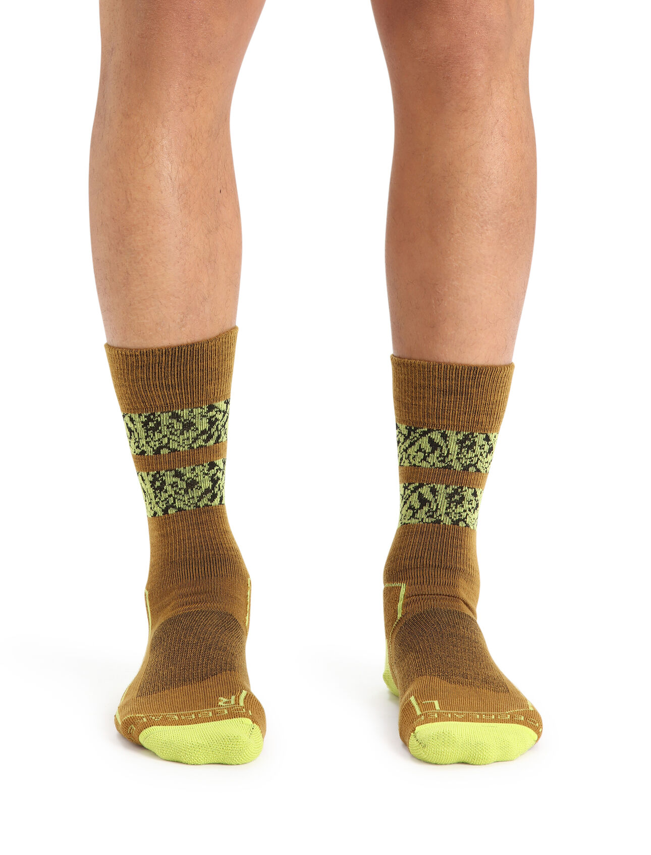 Mens Merino Hike+ Light Crew Socks Natural Summit Durable, crew-length merino wool socks that are stretchy, breathable, and naturally odor-resistant with full cushion, the Hike+ Light Crew Natural Summit socks feature an anatomical sculpted design for day hikes and backpacking trips.