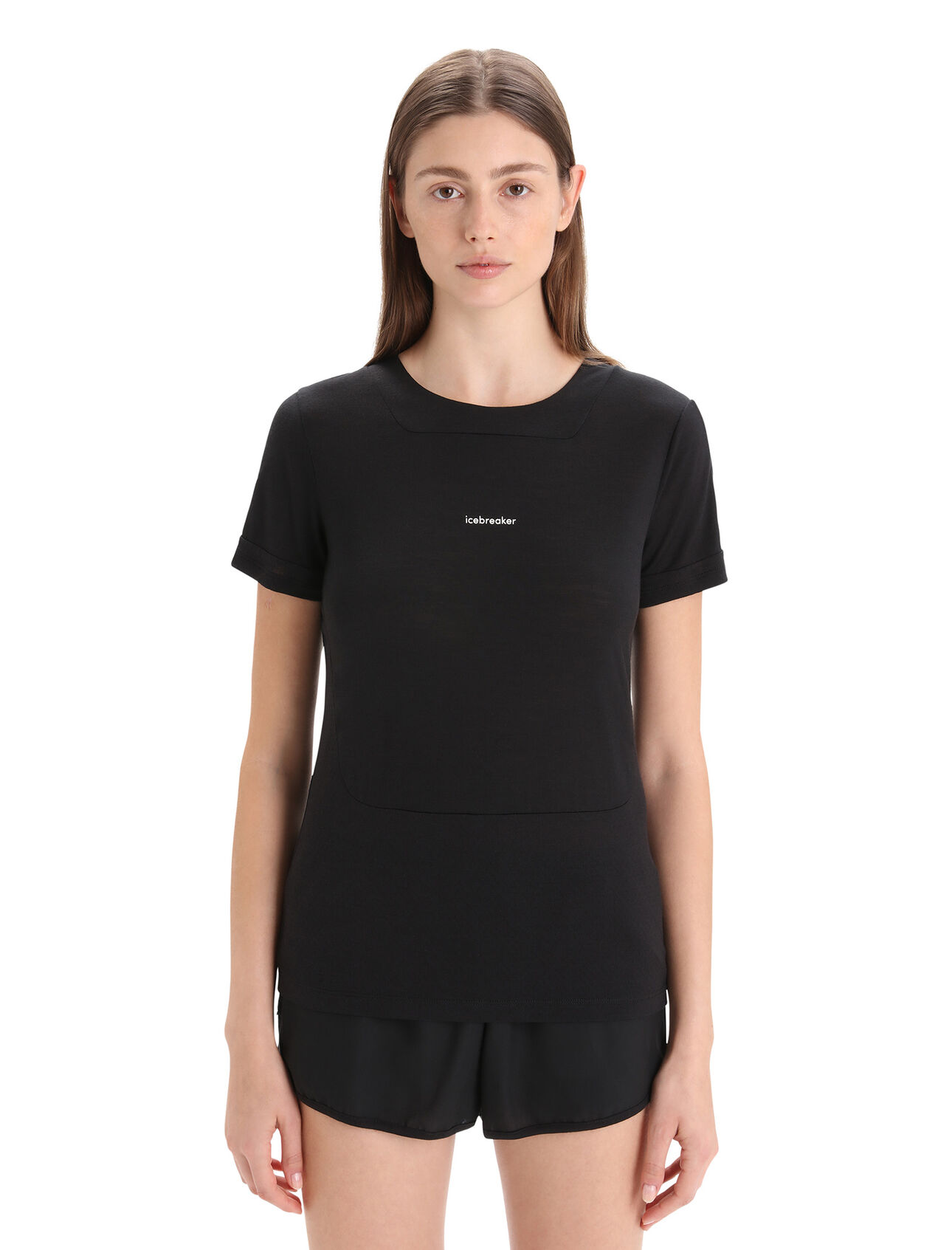 T-shirt a maniche corte in lana merino ZoneKnit™ Donna La Maglietta a maniche corte ZoneKnit™, la nostra maglietta più leggera e traspirante per le attività fisiche ad alta intensità, presenta linee semplici con pannelli in mesh che aiutano a regolare la temperatura corporea.