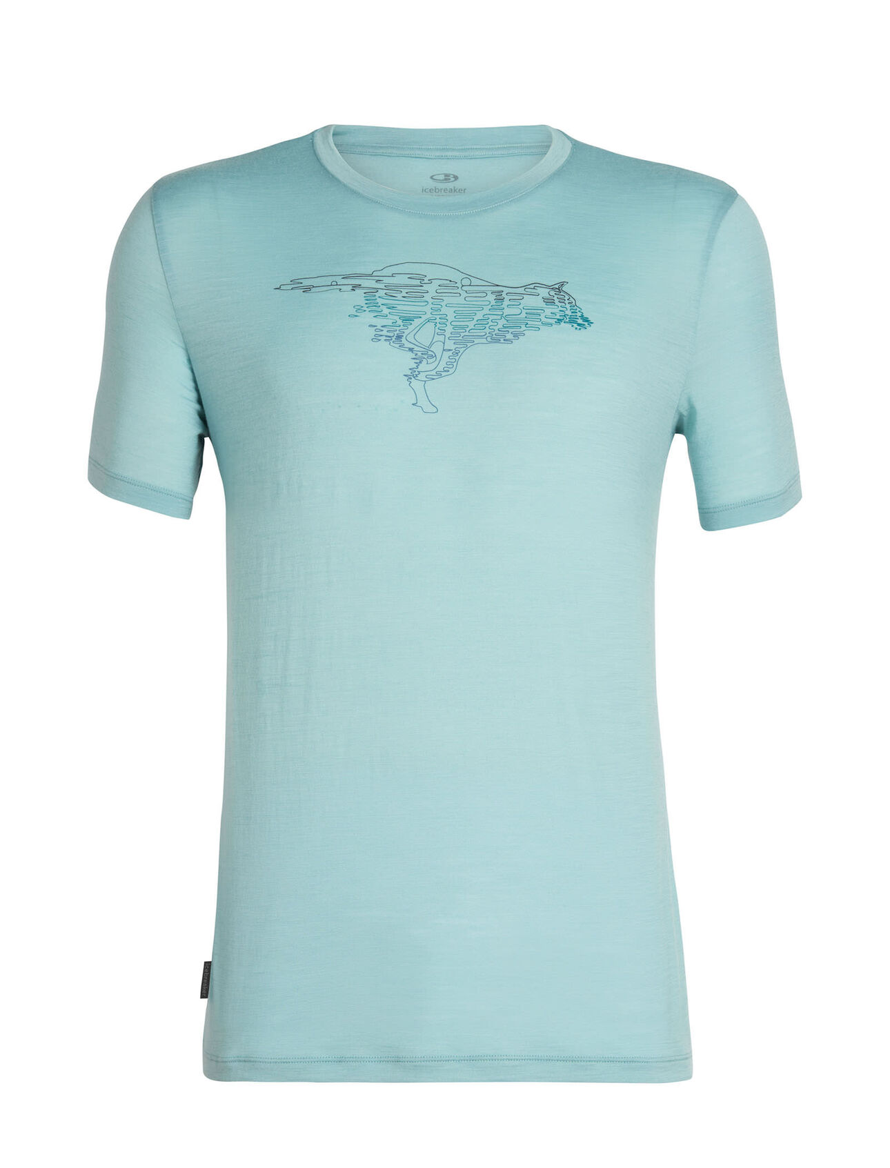 Tech Lite Short Sleeve Crewe Running Wolf