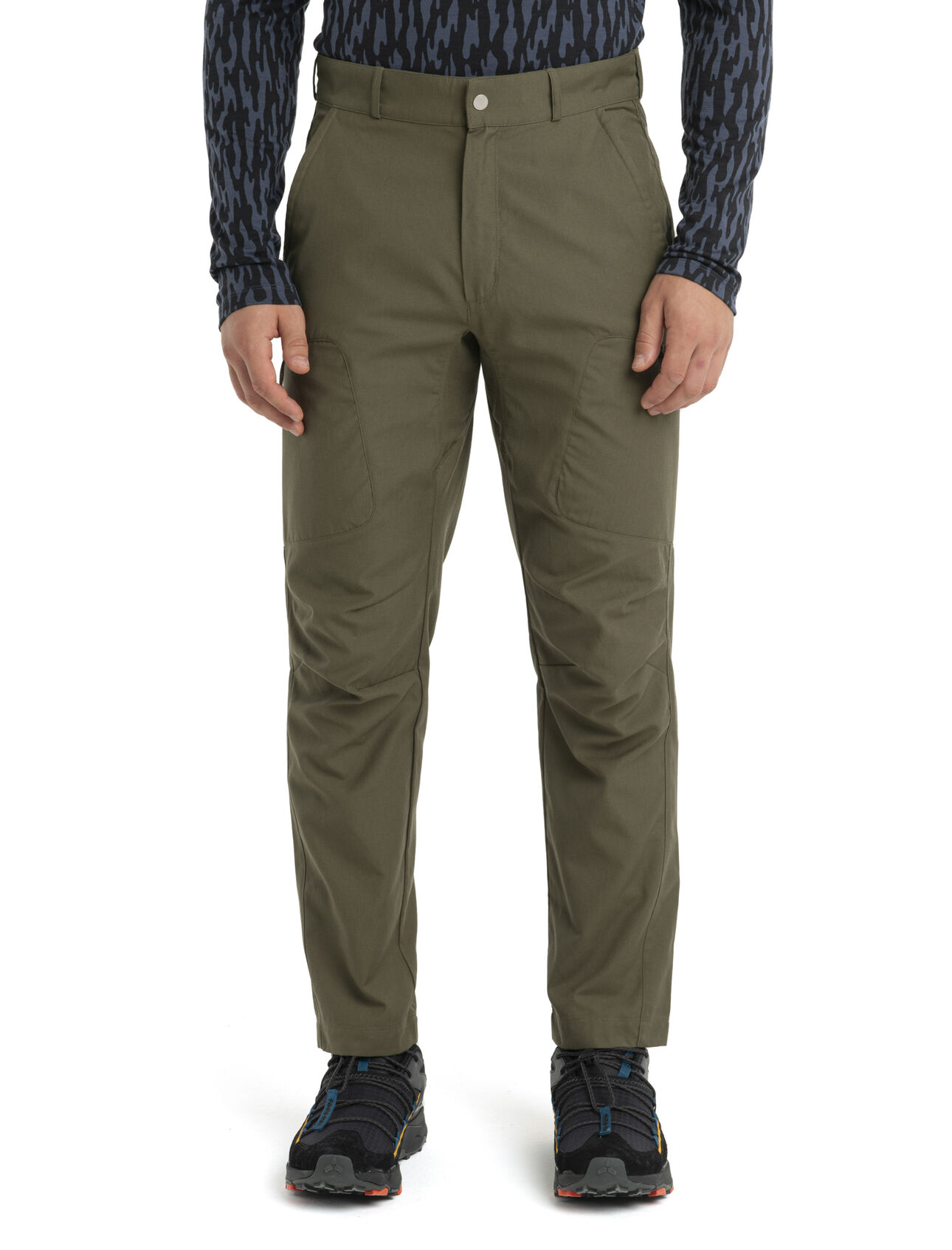 Pantalon de randonnée en mérinos Hommes Pantalon résistant, fiable en montagne et fait d’un mélange unique de laine mérinos et de coton biologique, le pantalon Hike est parfait pour toutes les aventures alpines. 