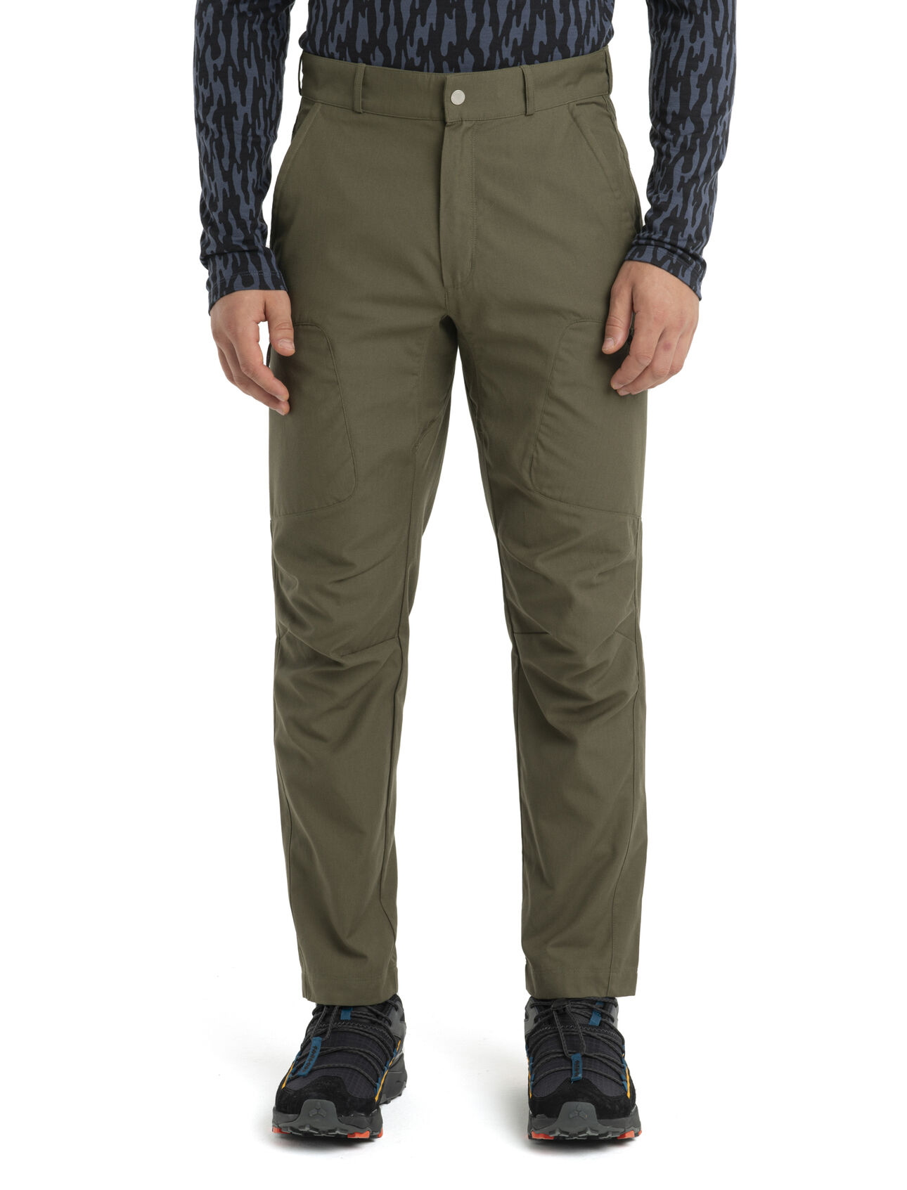 Merino wool pocket pants - Gaetane