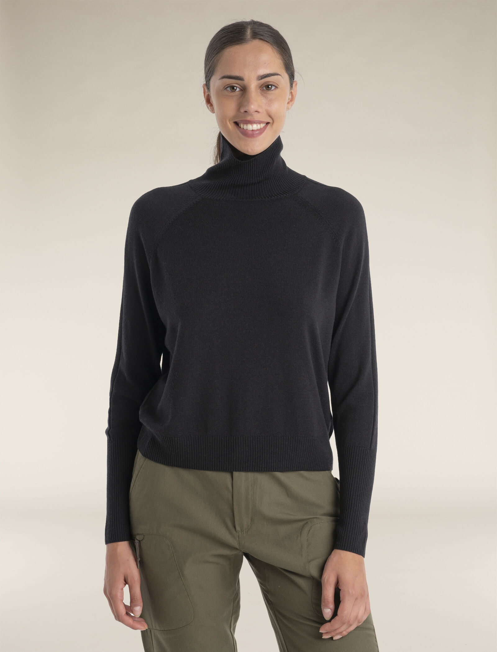 Merino wool online high neck sweater