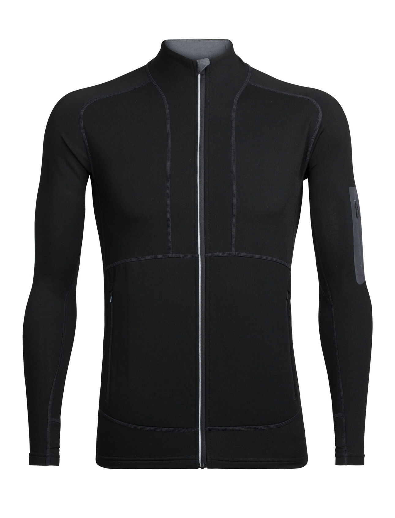 Mens Merino Tracer Long Sleeve Zip Jacket Icebreaker