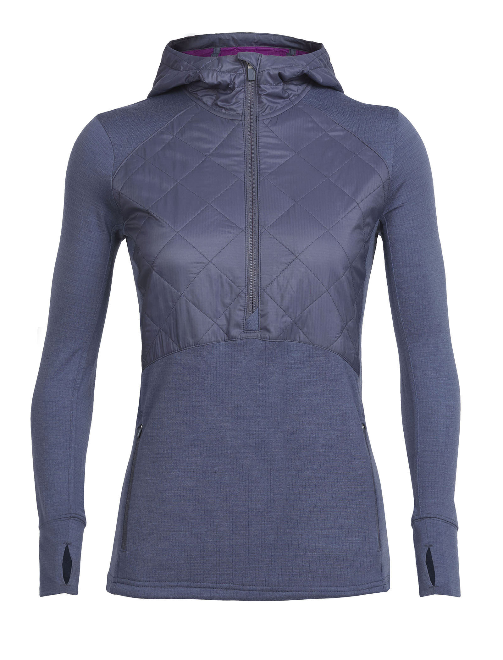 MerinoLOFT Ellipse Long Sleeve Half Zip Hood Icebreaker US