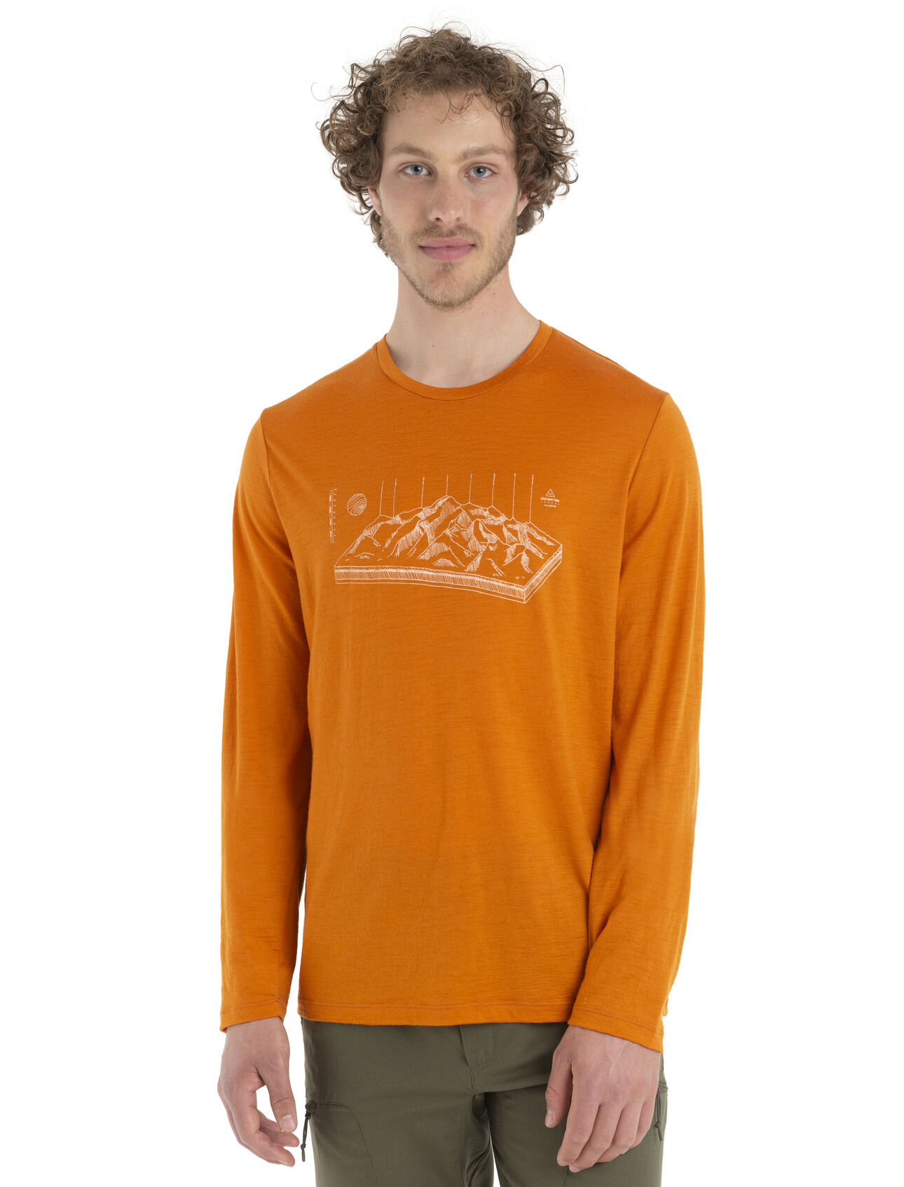 Mens Merino 150 Tech Lite II Long Sleeve T-Shirt Alps 3D Our versatile tech tee that provides comfort, breathability and odour-resistance for any adventure you can think of, the 150 Tech Lite II Long Sleeve Tee Alps 3D features 100% merino for all-natural performance. The tee’s original artwork features a hand-drawn sketch inspired by the Mont Blanc region of the Alps.