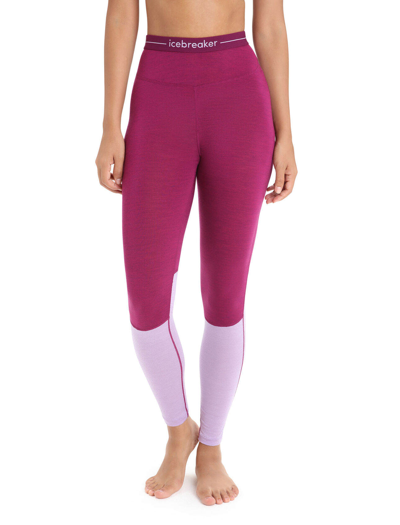 Icebreaker 125 ZoneKnit™ Merino Thermal Leggings Women - Go Berry/Purple  Gaze