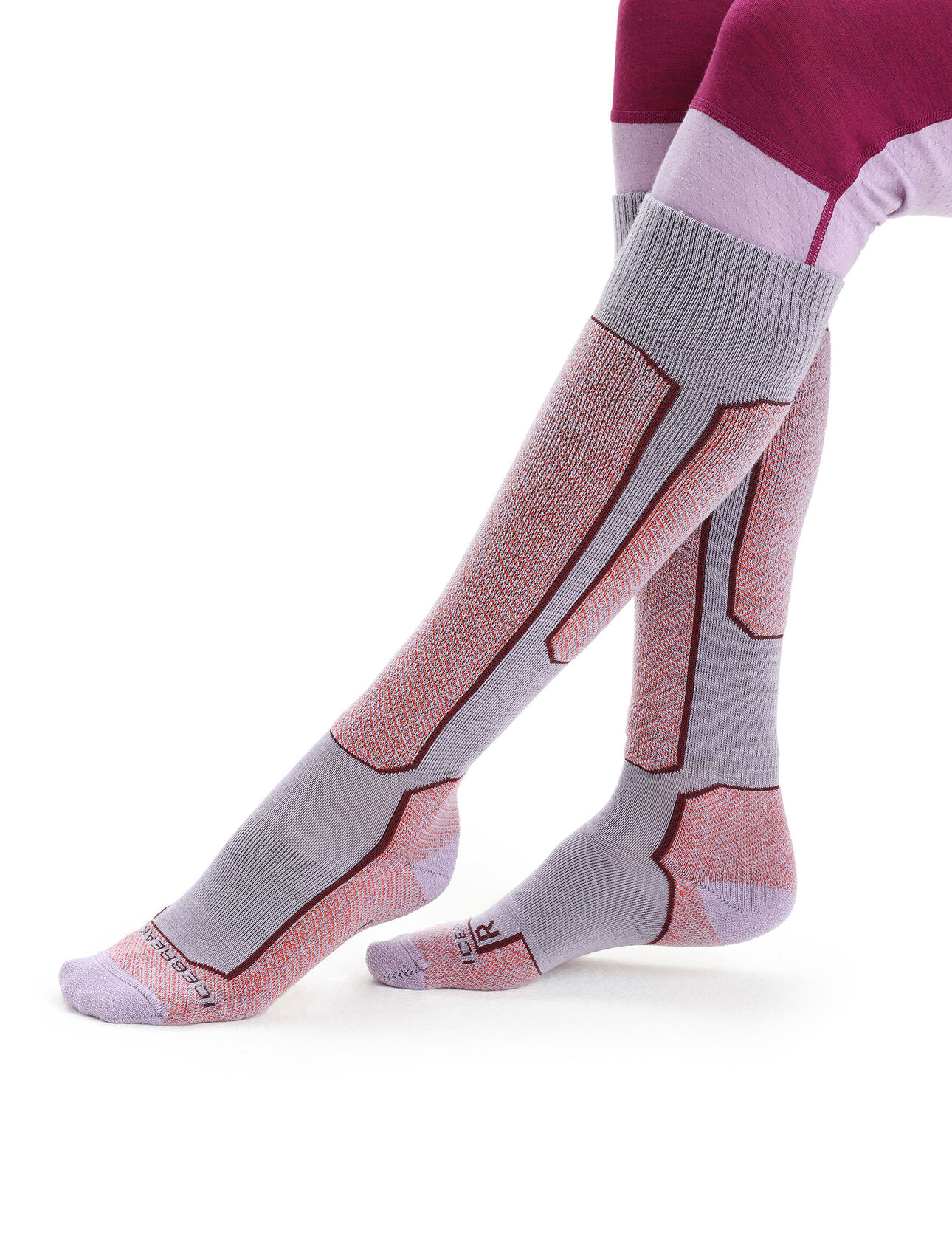 Merino Ski+ Light Over the Calf Socks