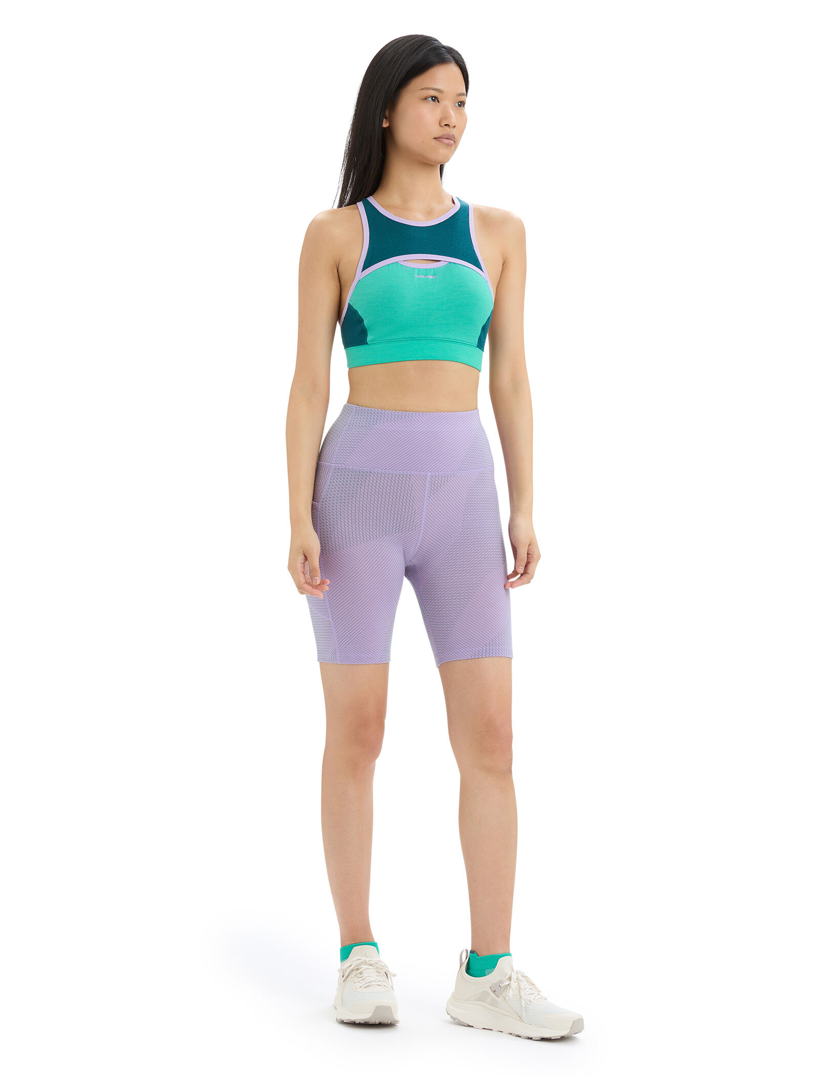 Short sport sales taille haute femme