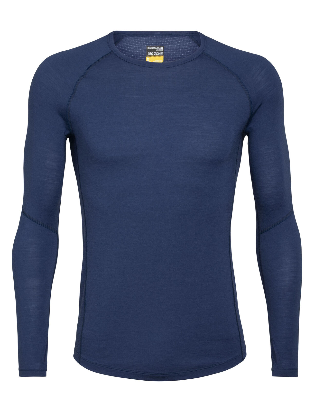 BodyfitZONE™ 150 Zone thermische top met lange mouwen en ronde hals van merinowol 