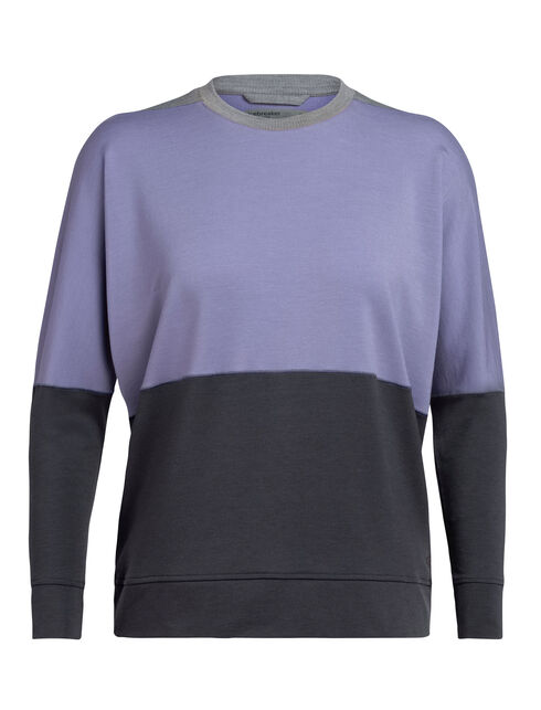Womens Merino Cool Lite Momentum Long Sleeve Crewe Top Icebreaker