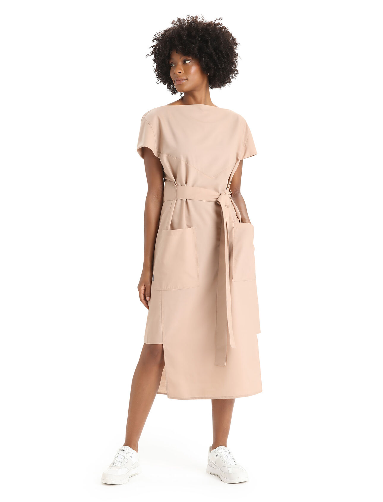 Womens Merino Natural Cut Dress Designed in partnership with Dr. Michelle Dickinson (a.k.a. Nanogirl), the Natural Cut Dress is a light, airy and ultra-comfortable merino wool dress that explores new ways to have less impact on the planet while living in style and comfort.