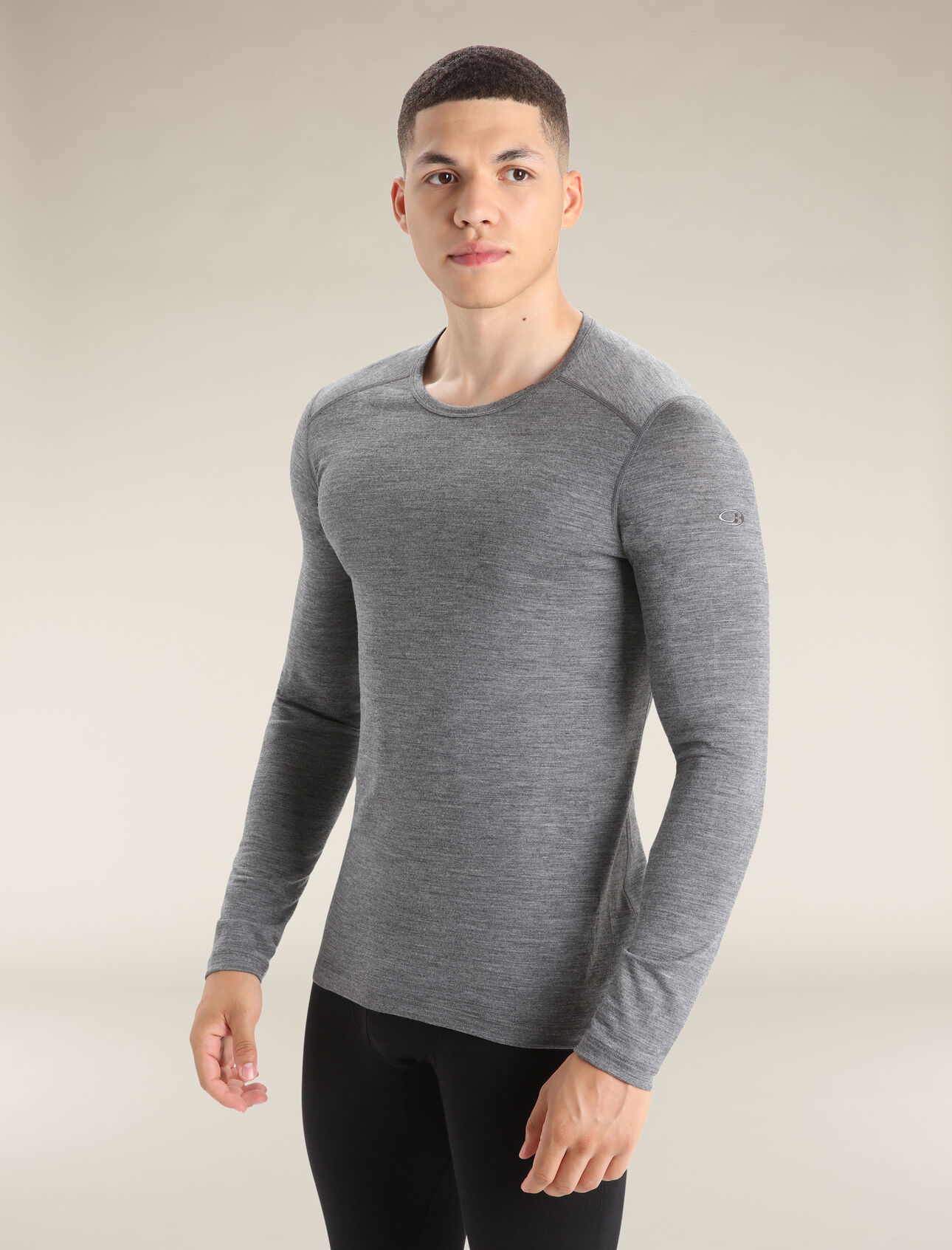 Merino 200 Oasis Thermo-Langarmshirt mit Rundhalsausschnitt