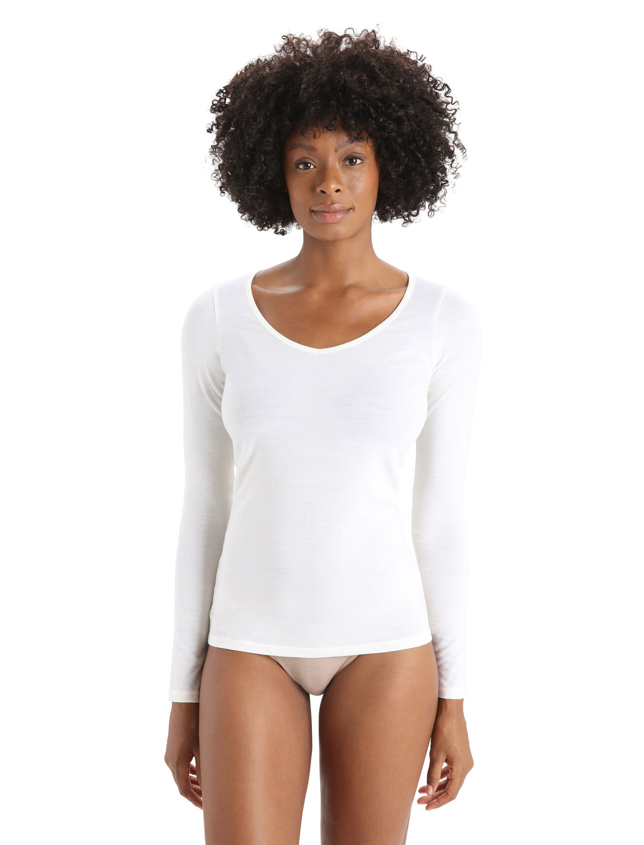 Womens Merino Siren Long Sleeve Sweetheart Underwear Top Icebreaker