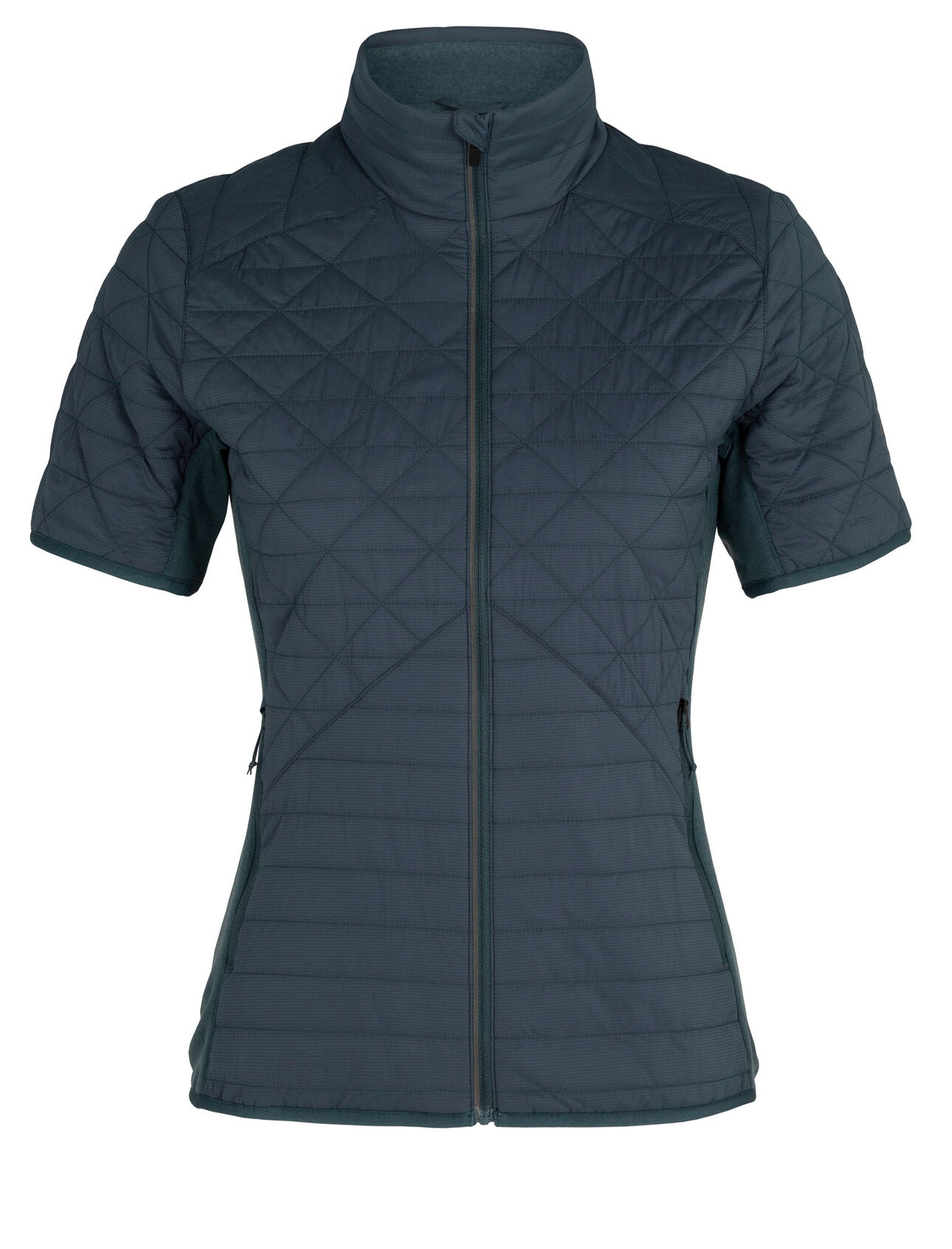 MerinoLOFT™ Maglia ibrida a maniche corte con zip Headwaters