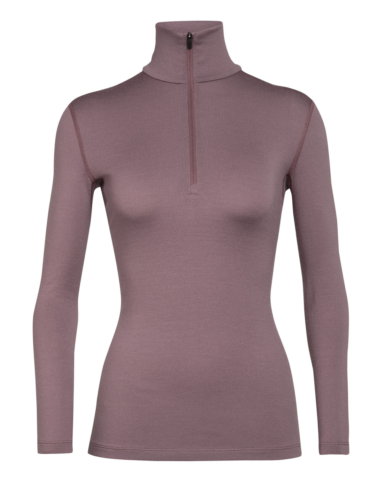 Maglia termica a maniche lunghe e mezza zip in lana merino 260 Tech