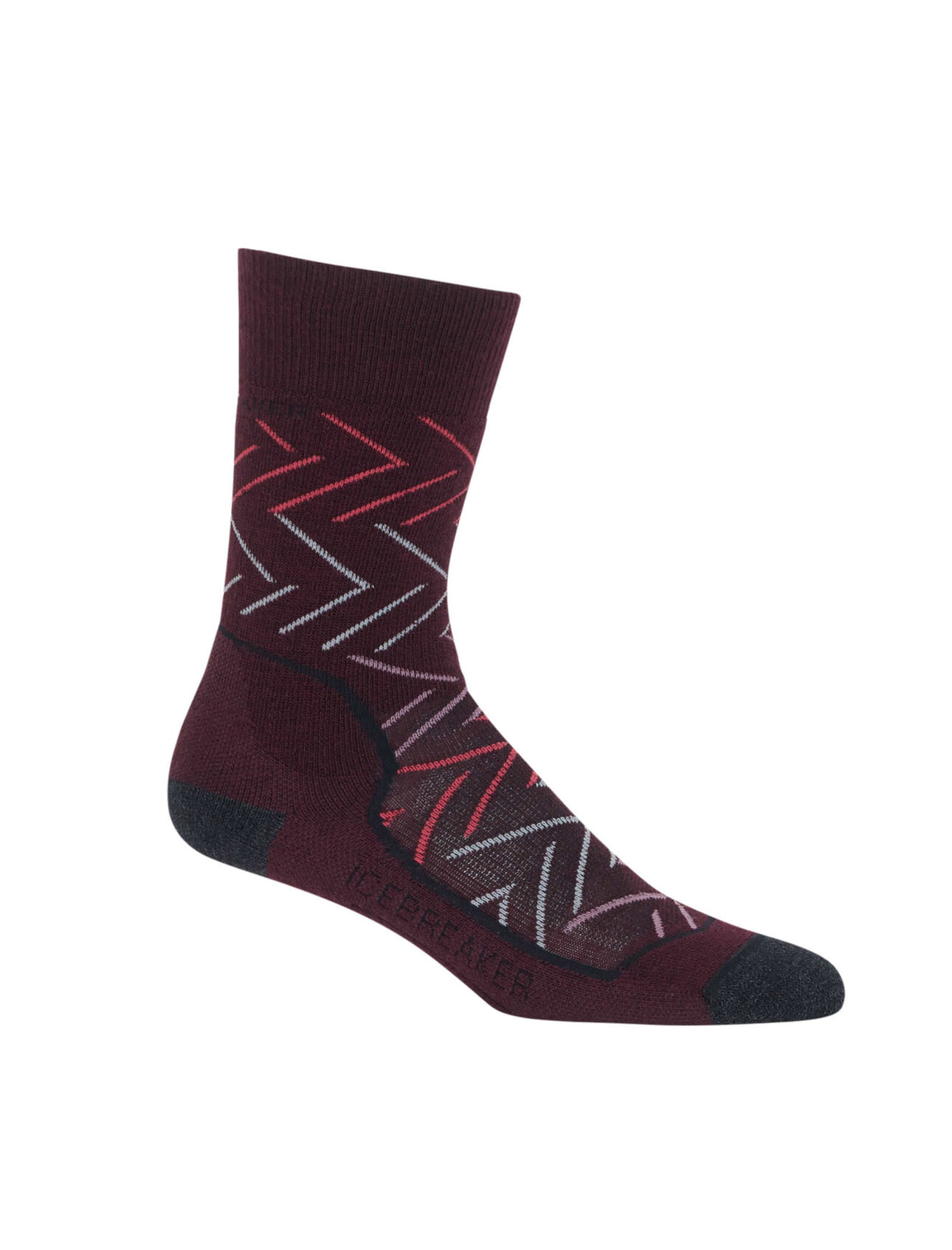 Womens Merino Hike Medium Crew Sunrise Socks Icebreaker