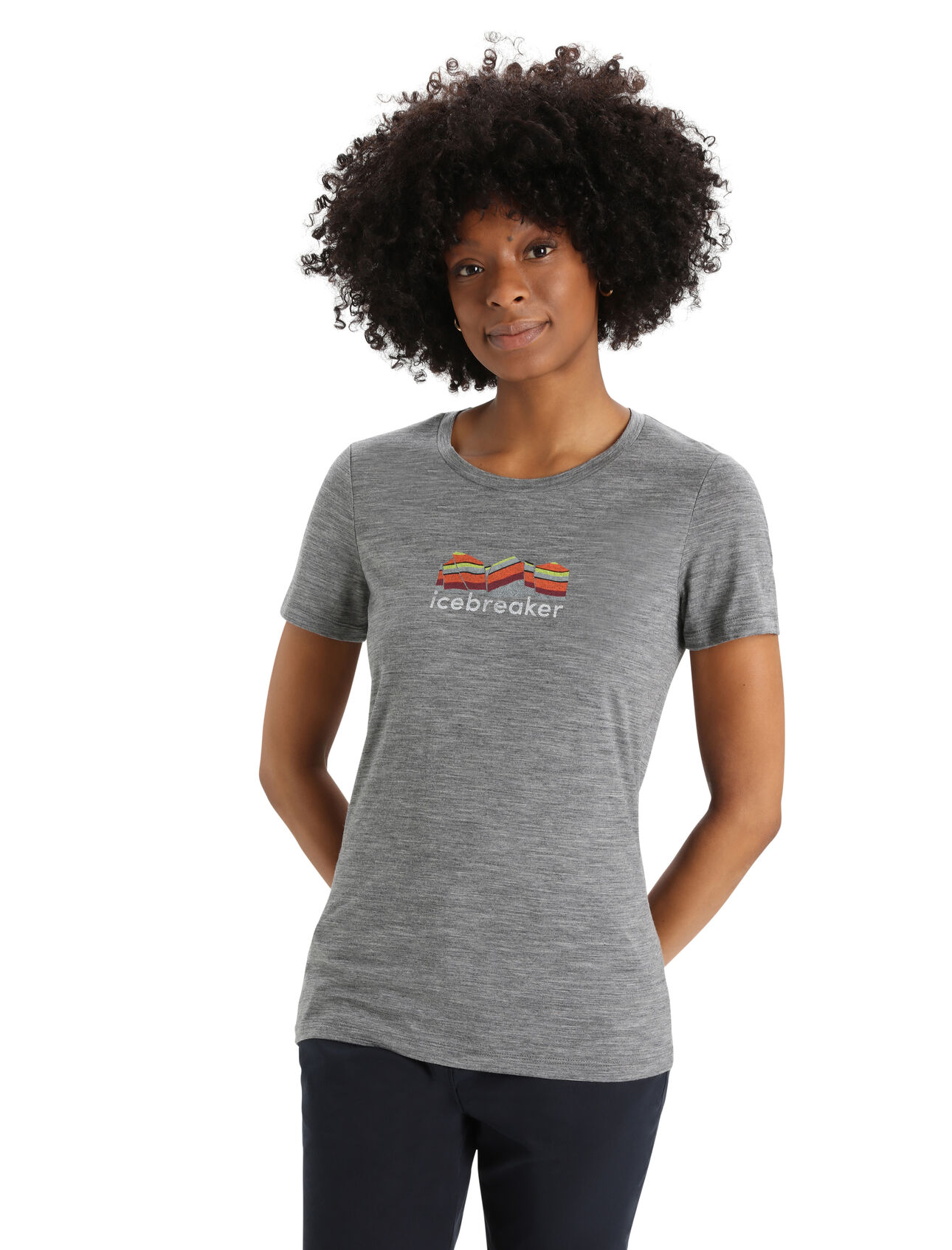 Merino Tech Lite II Short Sleeve T-Shirt Mountain Geology