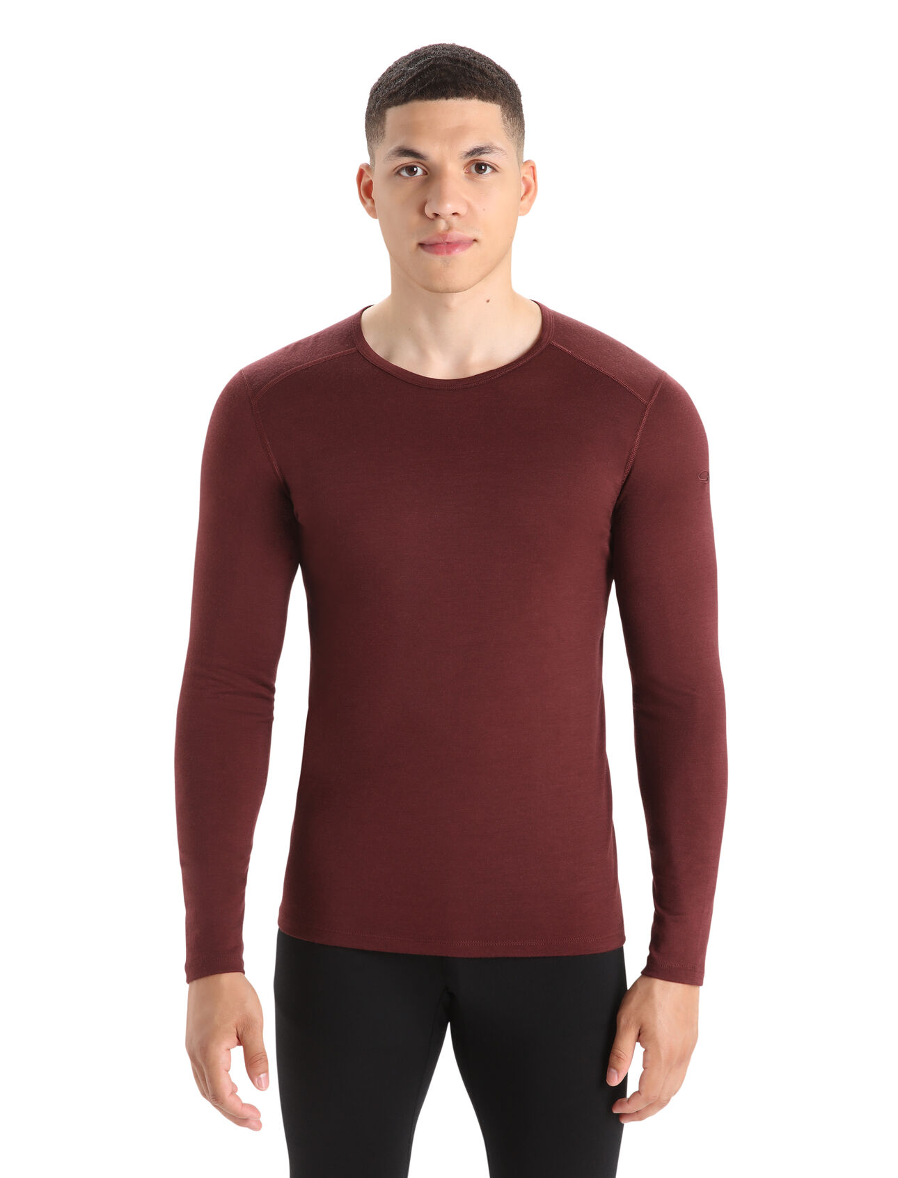 Merino 200 Oasis Thermo-Langarmshirt mit Rundhalsausschnitt