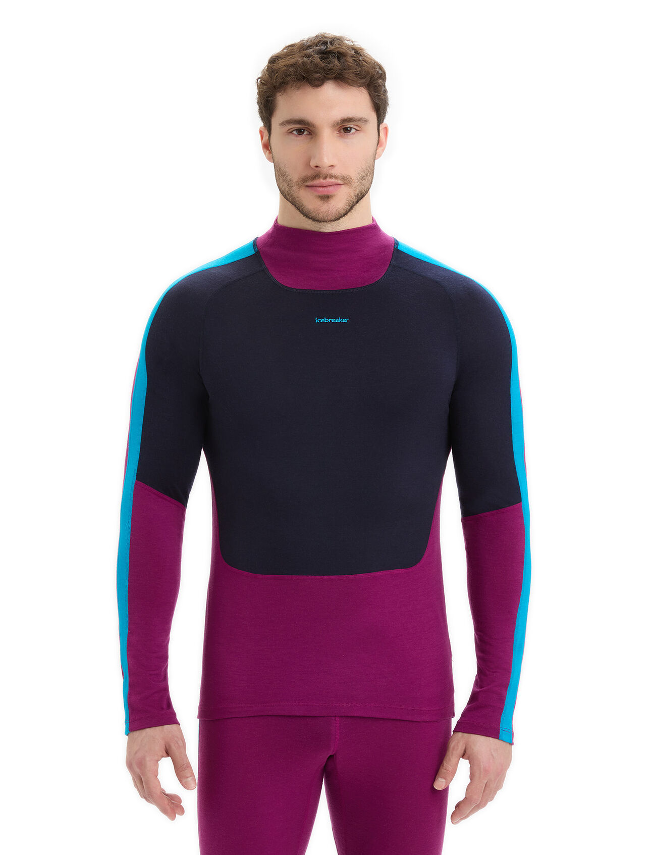 Merino 200 Sonebula Long Sleeve High Neck Thermal Top