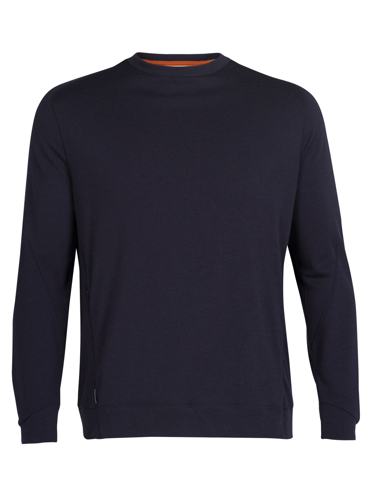 Heren Sweatshirt van merinowol Het Merino Sweatshirt heeft een klassieke ronde halslijn en is gemaakt van 100% merinowollen terry. Het sweatshirt biedt een maximaal comfort en beschikt over verfijnde moderne details.