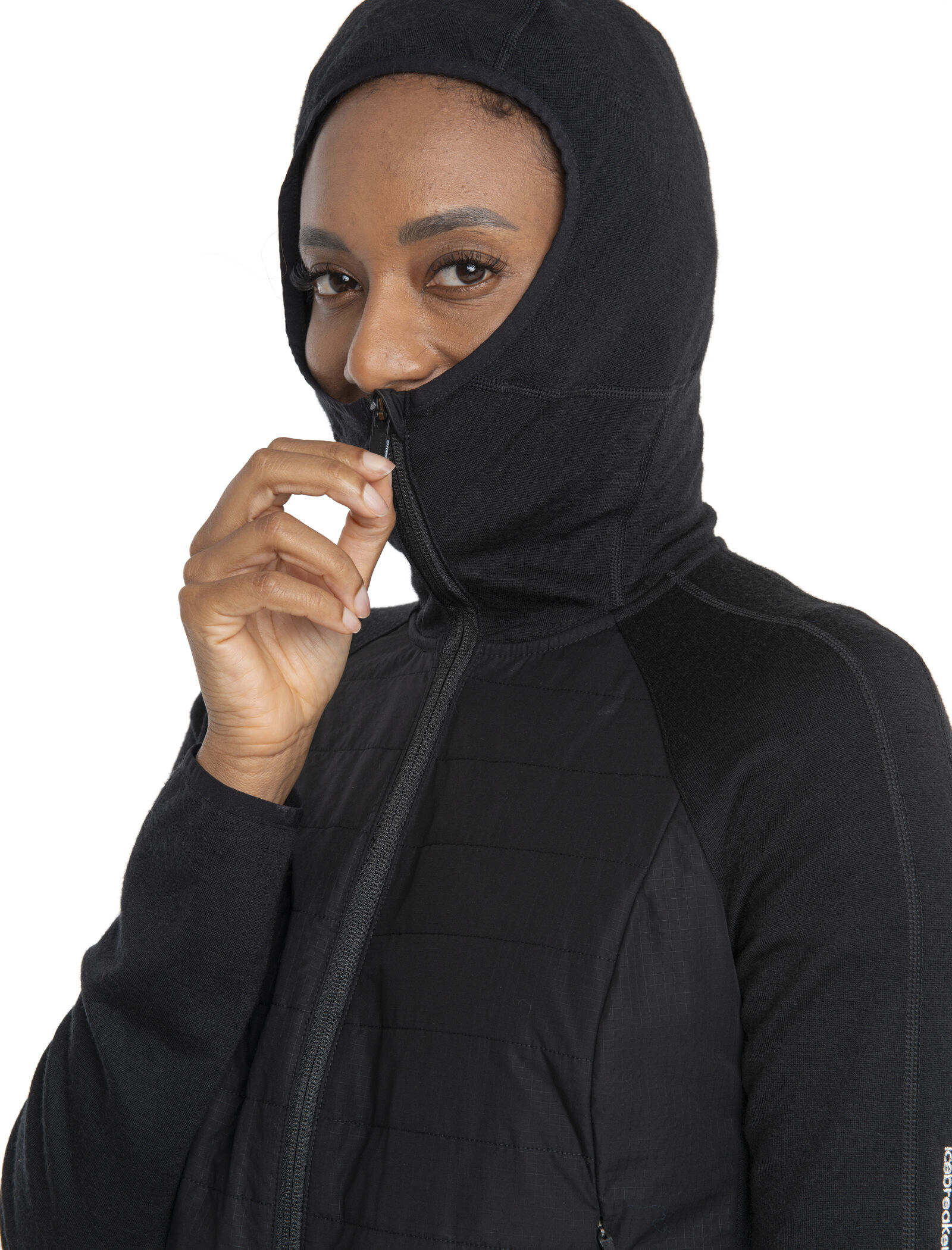 Women's quantum long sleeve zip hood store