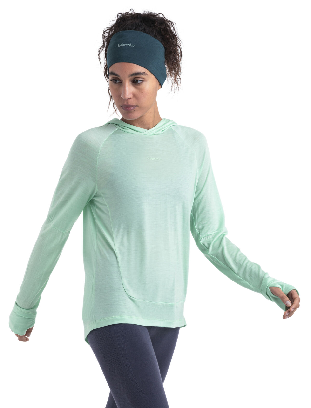 Women's 125 Cool-Lite™ Merino Blend Sphere Long Sleeve Hoodie