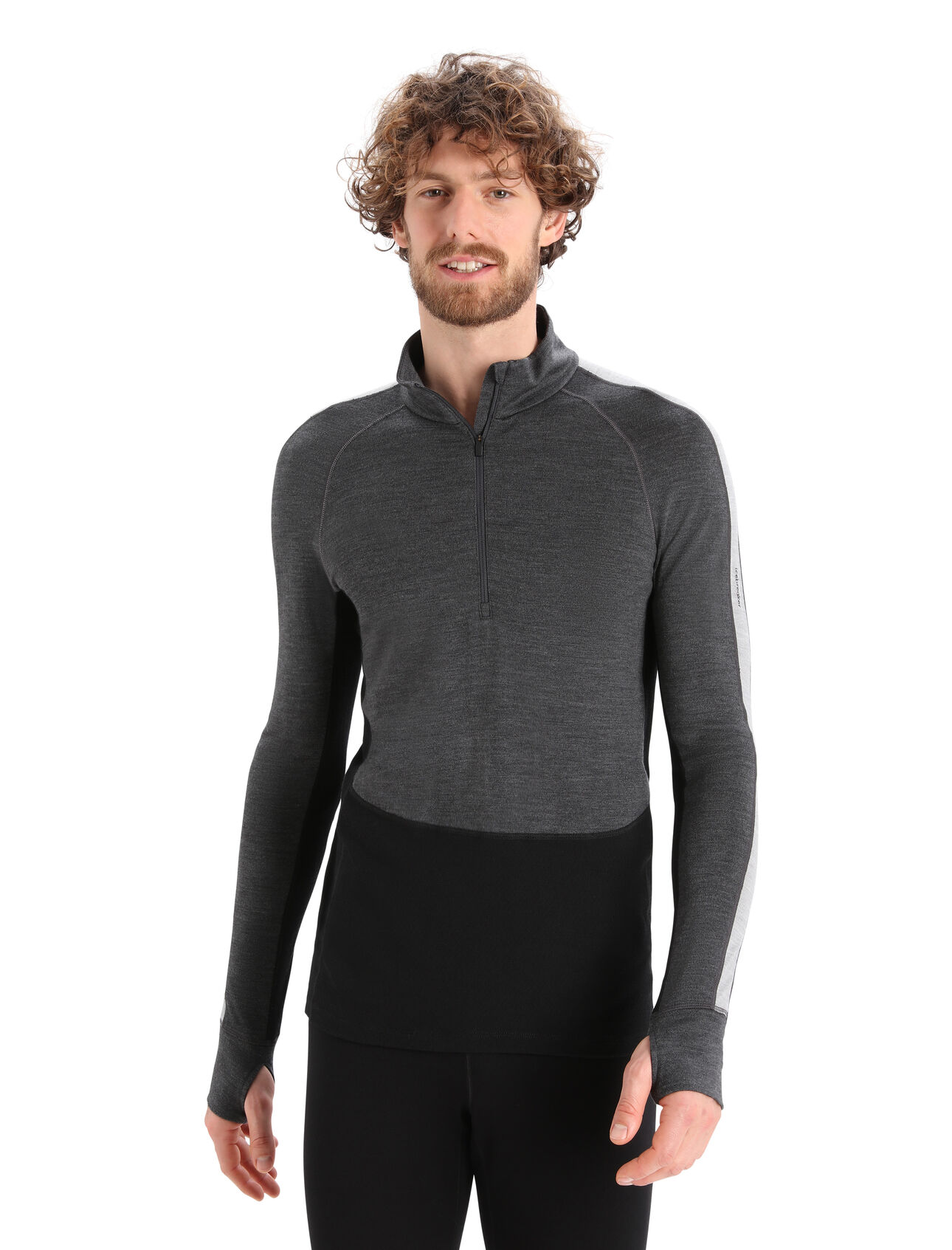 Mens 260 ZoneKnit™ Merino Long Sleeve Half Zip Thermal Top A heavyweight merino base layer top designed to help regulate temperature during high-intensity activity, the 260 ZoneKnit™ Long Sleeve Half Zip feature 100% pure and natural merino wool.