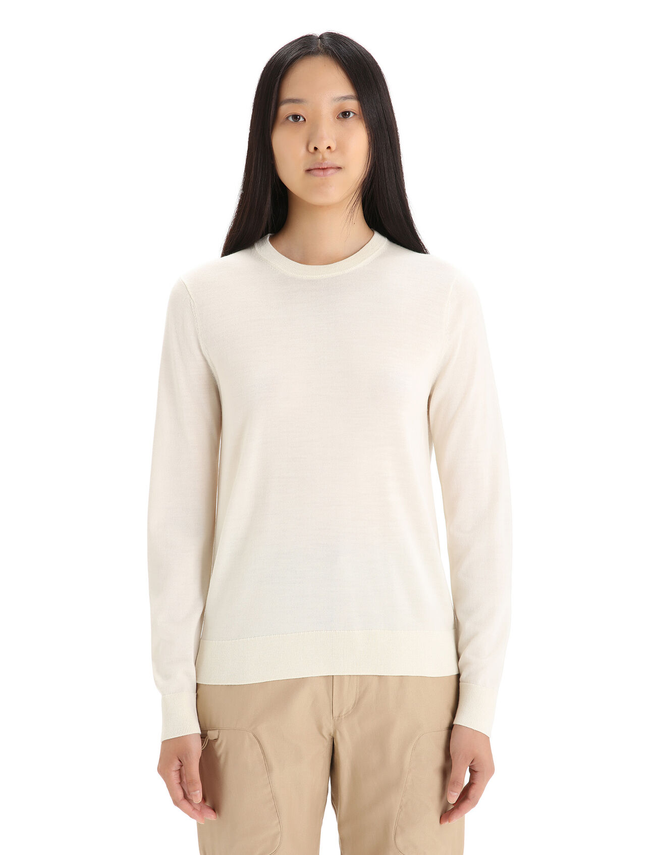 Sweater manches longues mérinos Wilcox Femme Haut classique composé de laine mérinos à jauge ultra-fine pour une douceur incomparable au quotidien, le sweater manches longues Wilcox est idéal pour les journées où vous avez besoin d’une couche légère supplémentaire.