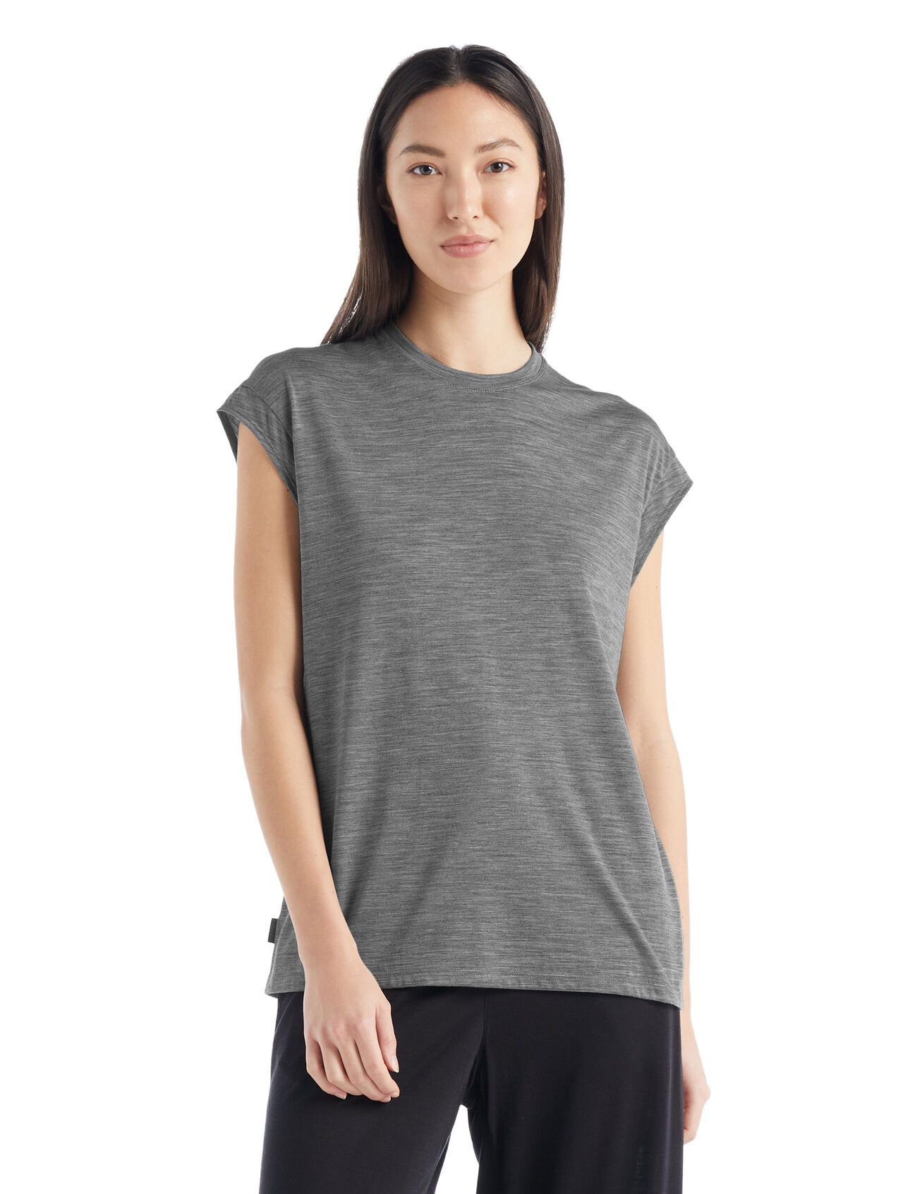 Womens Merino Drayden Sleeveless Top A comfy, everyday shirt made with our Cool-Lite™ blend of merino wool and TENCEL™, the Drayden Sleeveless Top offers natural breathability and softness with unique style.