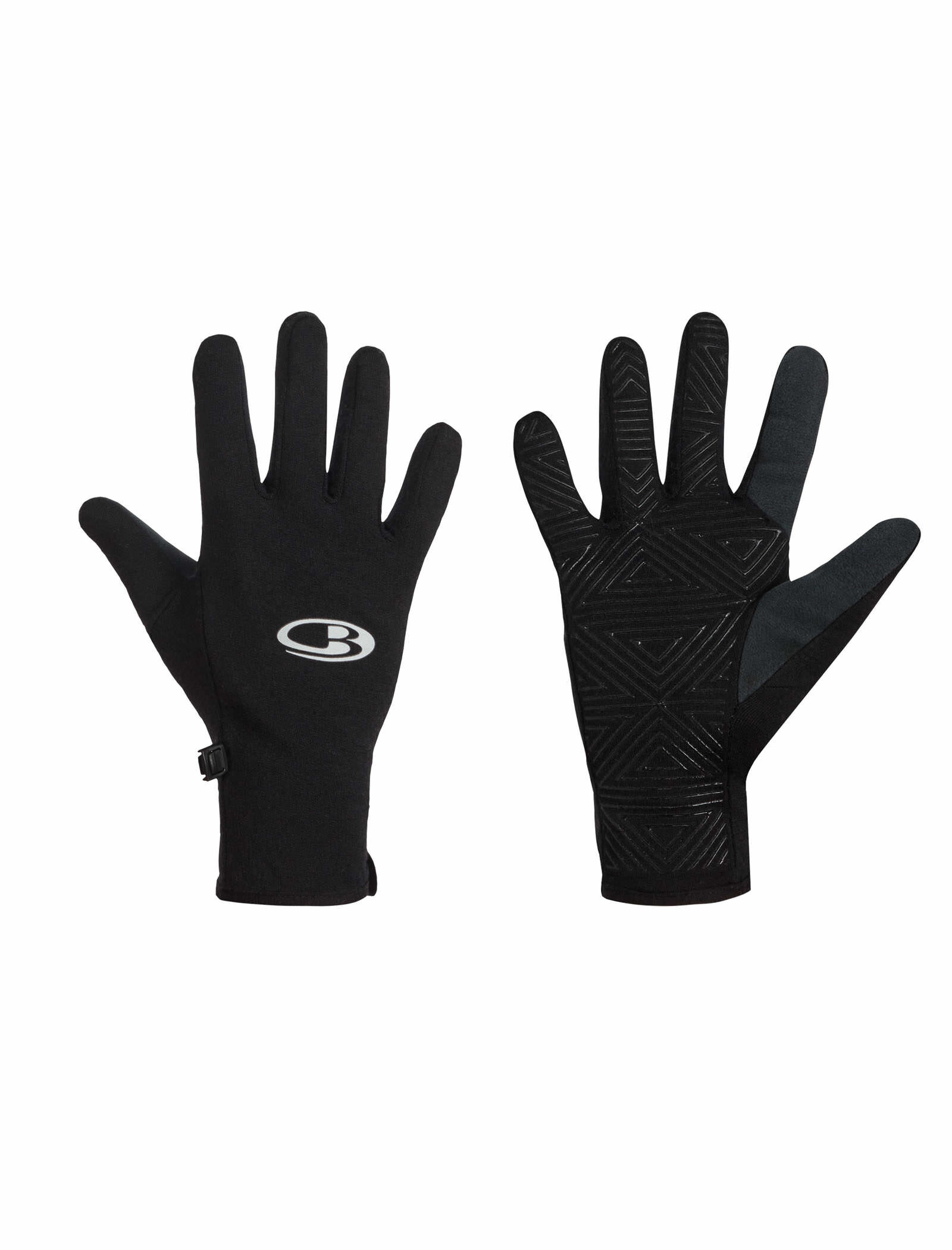 black wool gloves