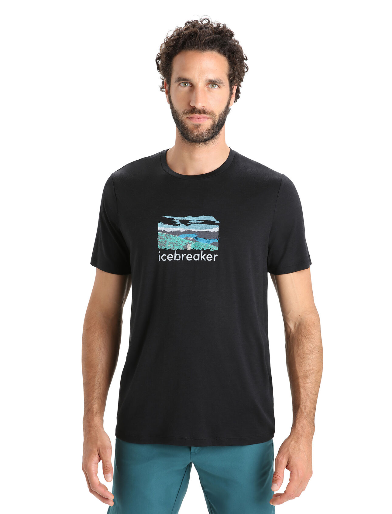 Merino Tech Lite II Short Sleeve T-Shirt Trailhead - Icebreaker (US)