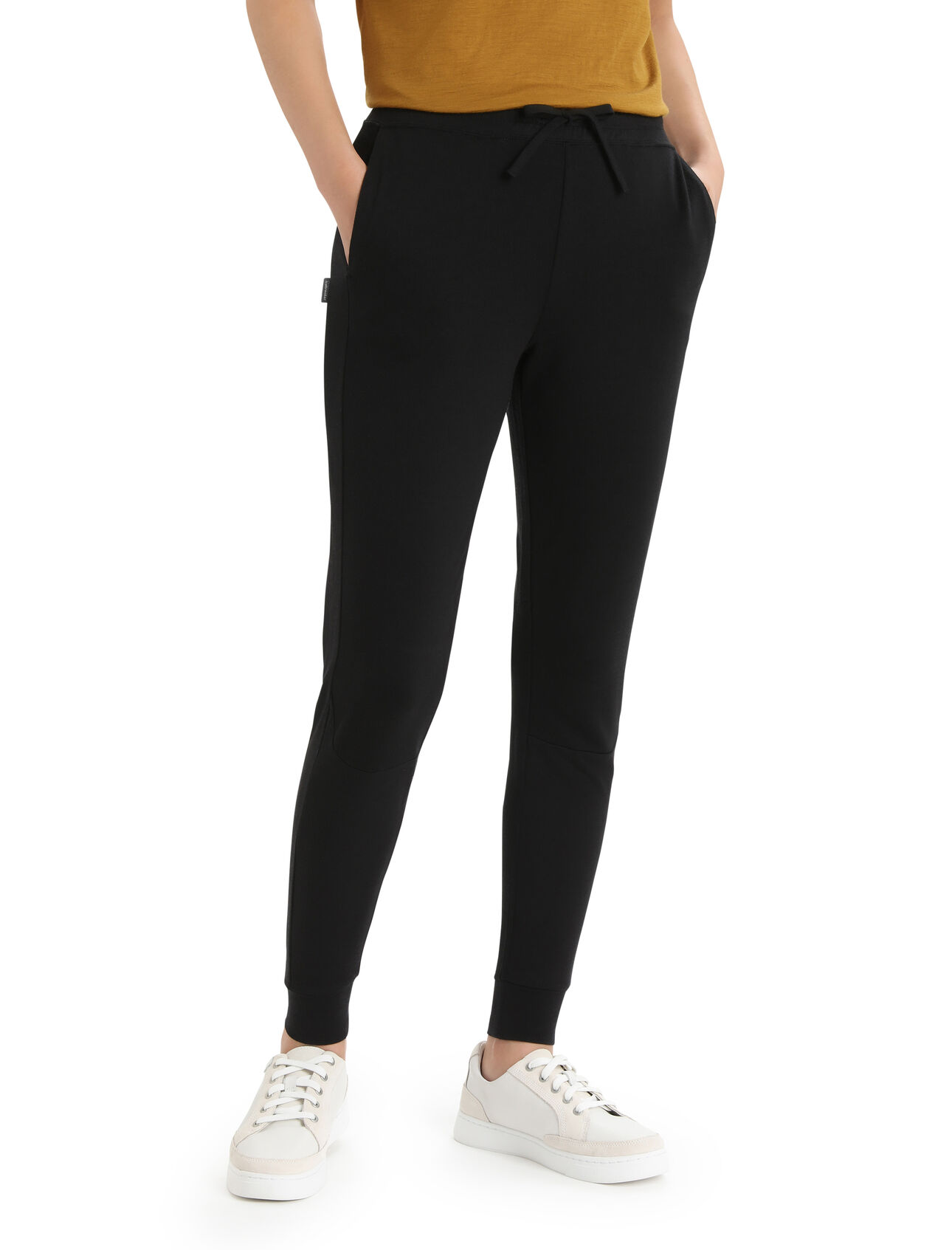 Womens ZoneKnit™ Merino Jogger A highly breathable jogger pant designed for cold, aerobic days outside, the ZoneKnit™ Jogger combines a merino terry fabric with body-mapped panels of merino eyelet mesh for enhanced temperature regulation.