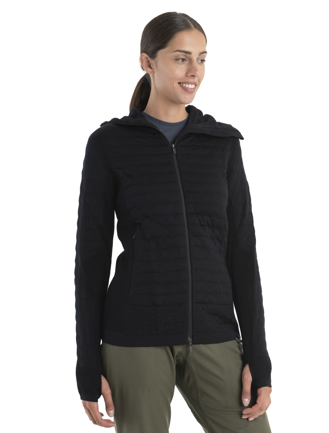 ZoneKnit™ Merino Long Sleeve Zip Hoodie - Icebreaker (US)