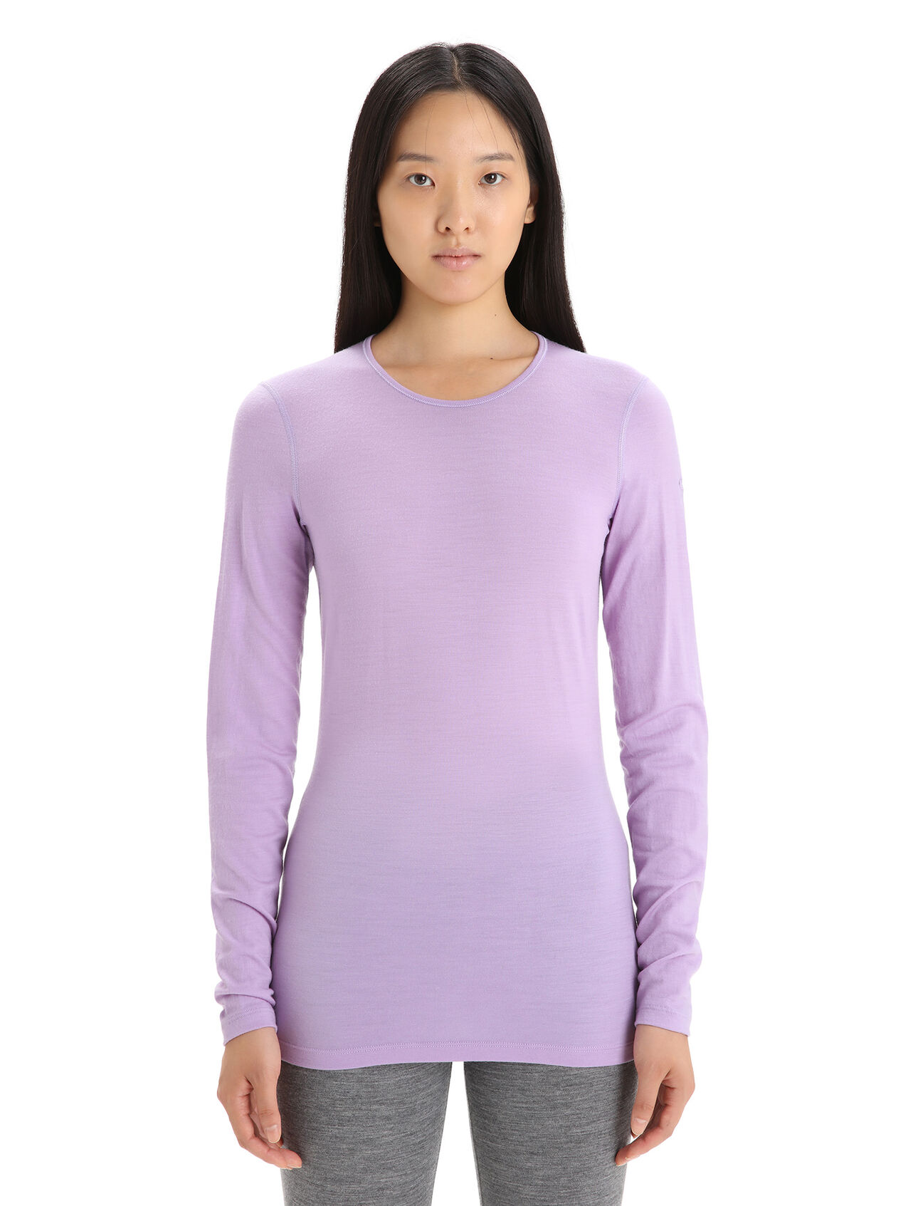 Haut col rond isotherme Oasis Long Sleeve Crewe 200 en mérinos