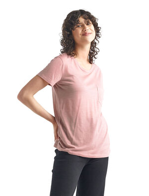 Nature Dye Drayden kortärmad t-shirt med ficka och rund halsringning