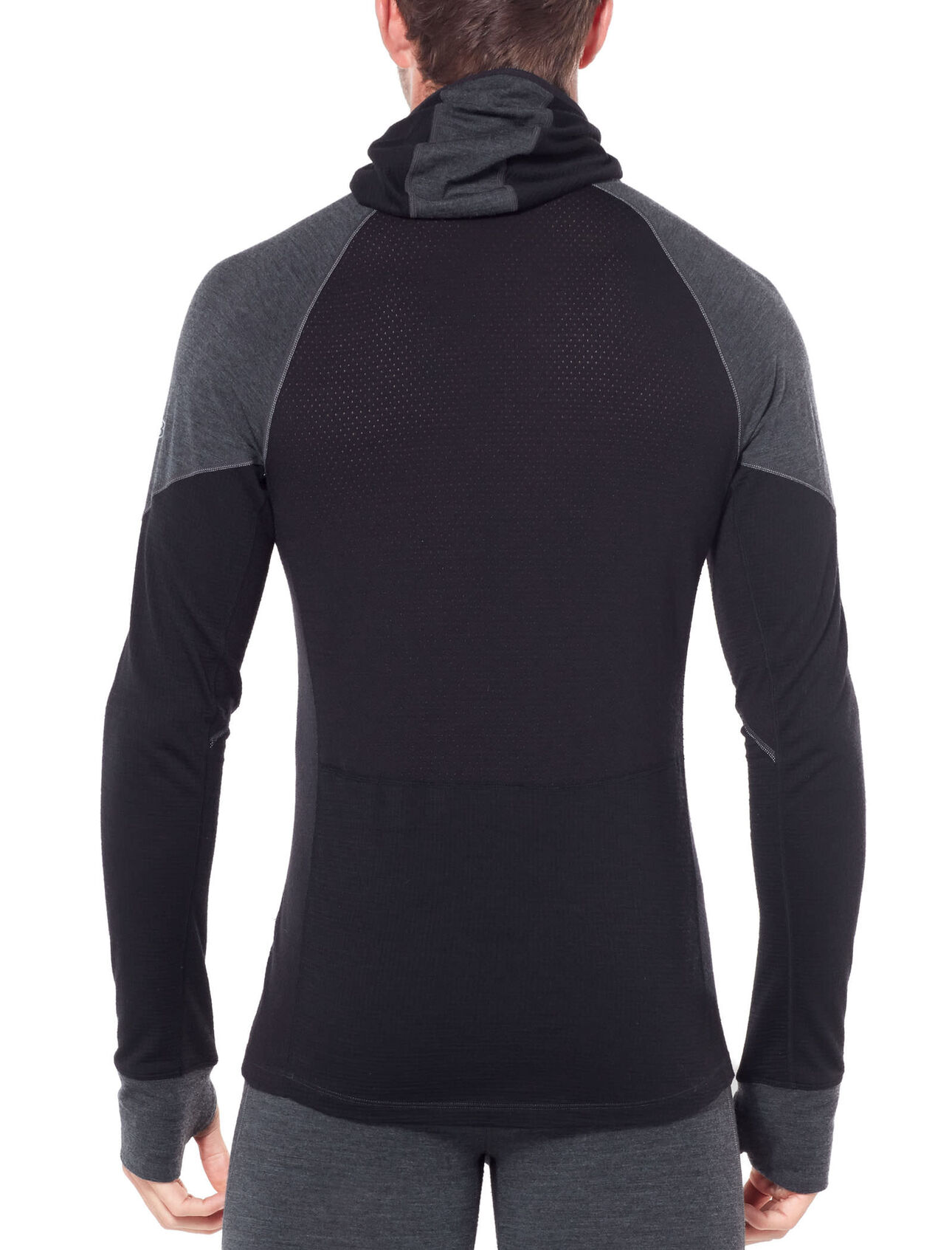 Men S Bodyfitzone Merino 260 Zone Long Sleeve Half Zip Hood Icebreaker Run silver long sleeve 1/2 zip top. men s bodyfitzone 260 zone long sleeve half zip hood