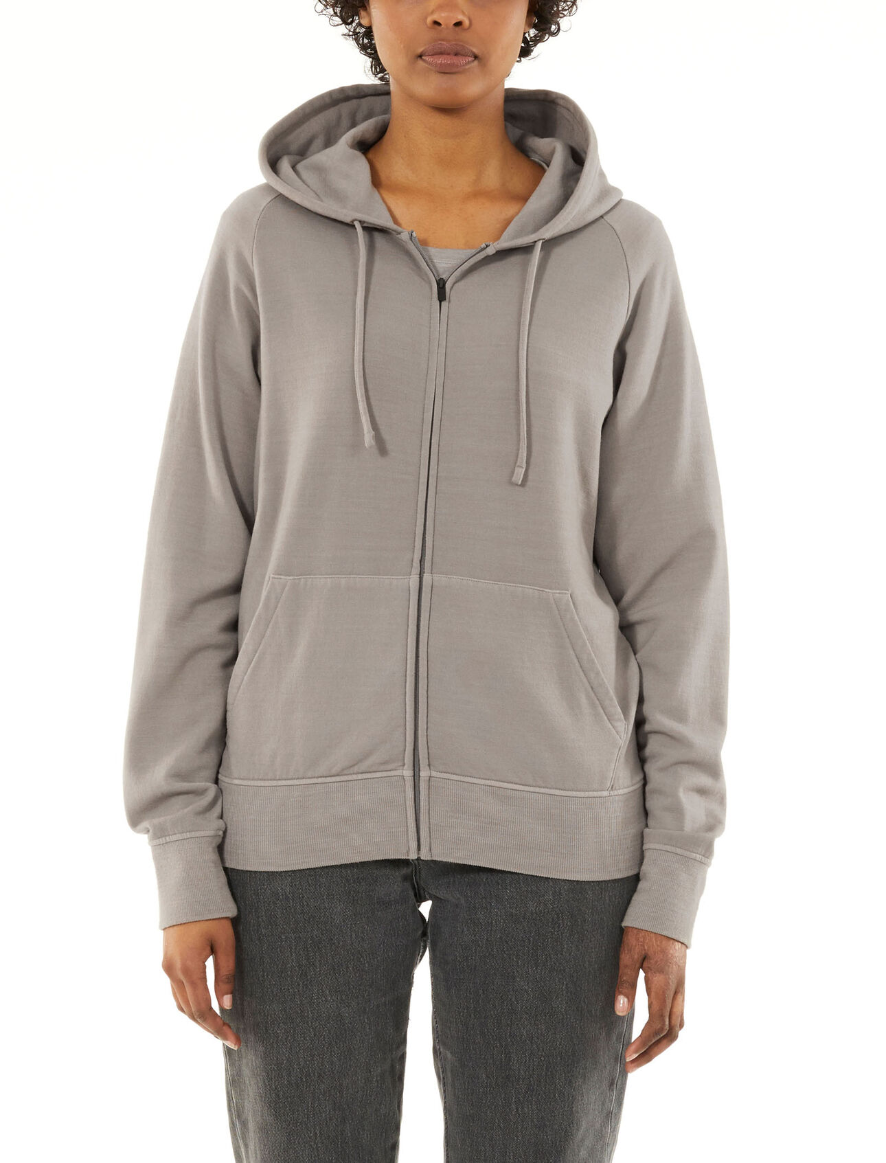Nature Dye Merino Helliers Long Sleeve Zip Hood Jacket