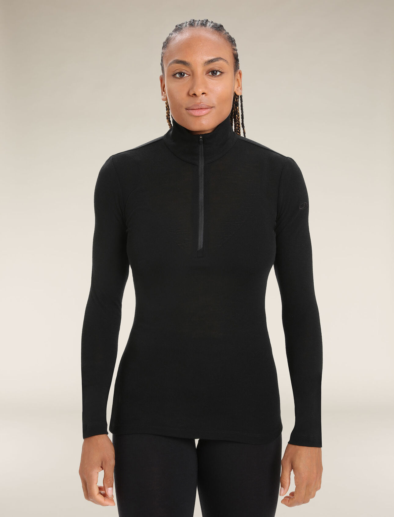 Merino 175 Everyday Half-Zip-Thermo-Langarmshirt Damen Das 175 Everyday Langarmshirt mit halblangem Reißverschluss ist ein klassischer Base Layer für jeden Zweck, hergestellt aus weichem und atmungsaktivem Rippstrick aus 100% Merinowolle. 