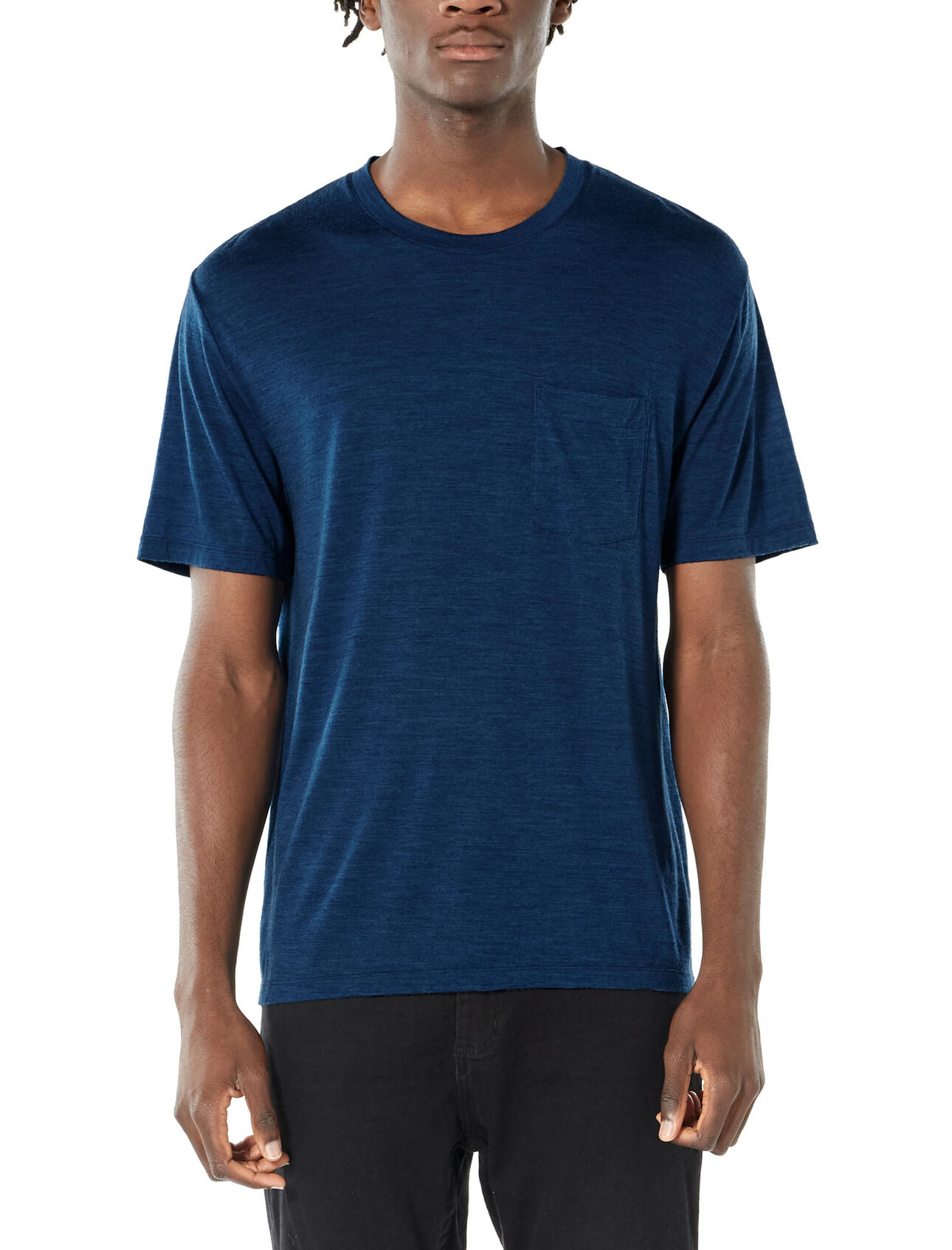 Merino Nature Dye Drayden T-Shirt mit Brusttasche