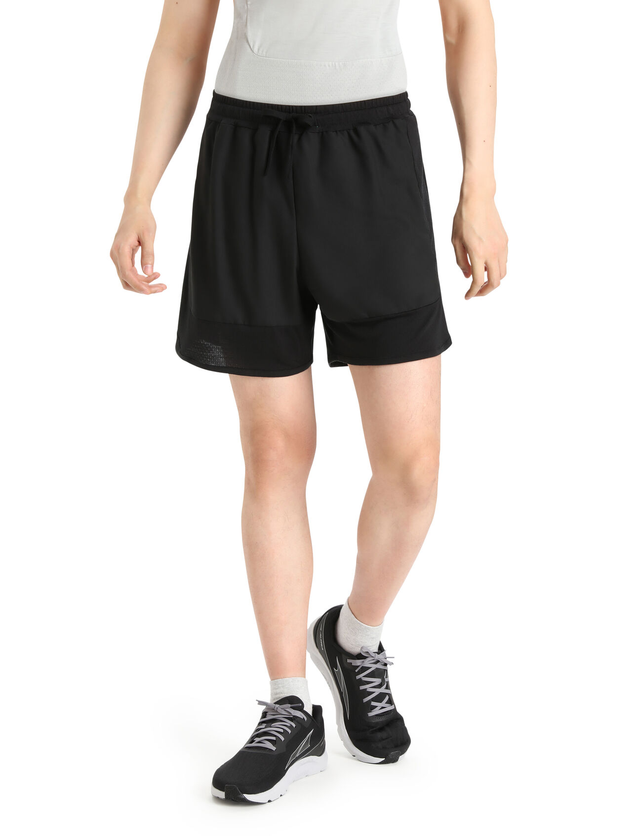 Mens ZoneKnit™ Merino 5.5'' Shorts Lightweight, highly breathable shorts designed for running, the ZoneKnit™ Shorts combine our Cool-Lite™ jersey fabric with body-mapped panels of Cool-Lite eyelet mesh for enhanced temperature regulation.