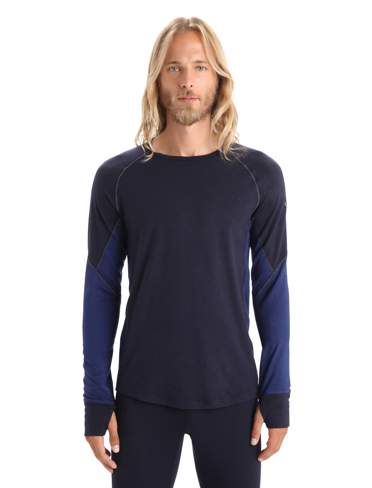 BodyfitZONE™ 260 Zone thermische top met lange mouwen en ronde hals van merinowol 