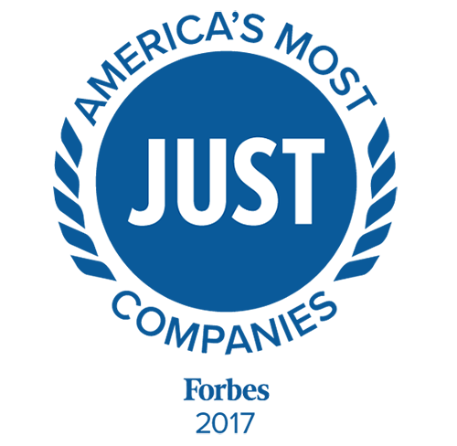 Americas most just companies Forbes-logotyp